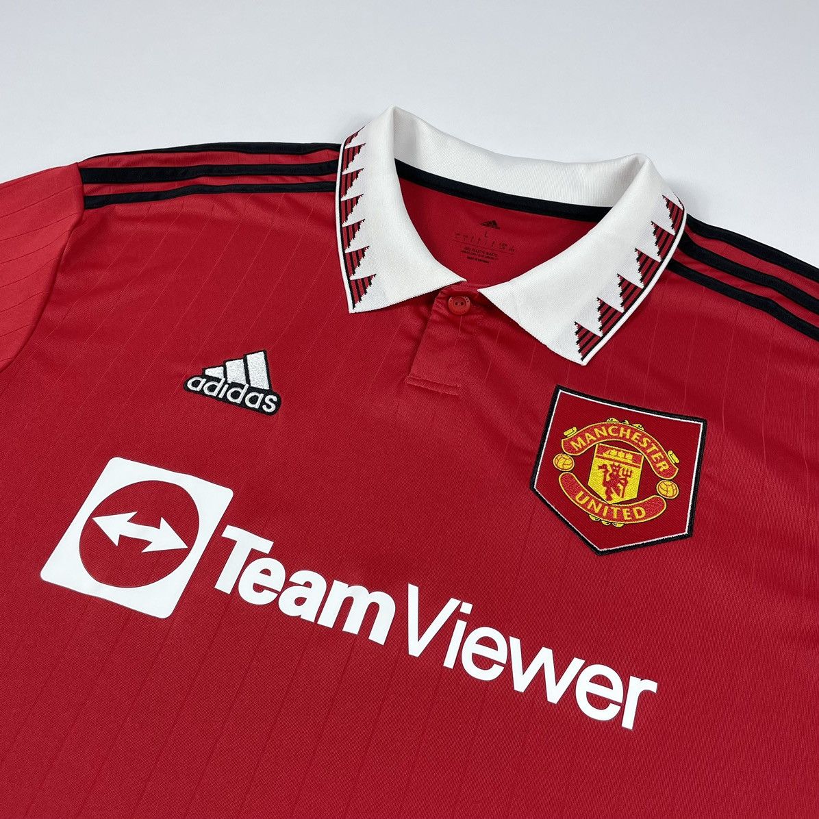 Adidas Adidas Manchester United FC Soccer Jersey Football Polo Size US L / EU 52-54 / 3 - 5 Thumbnail