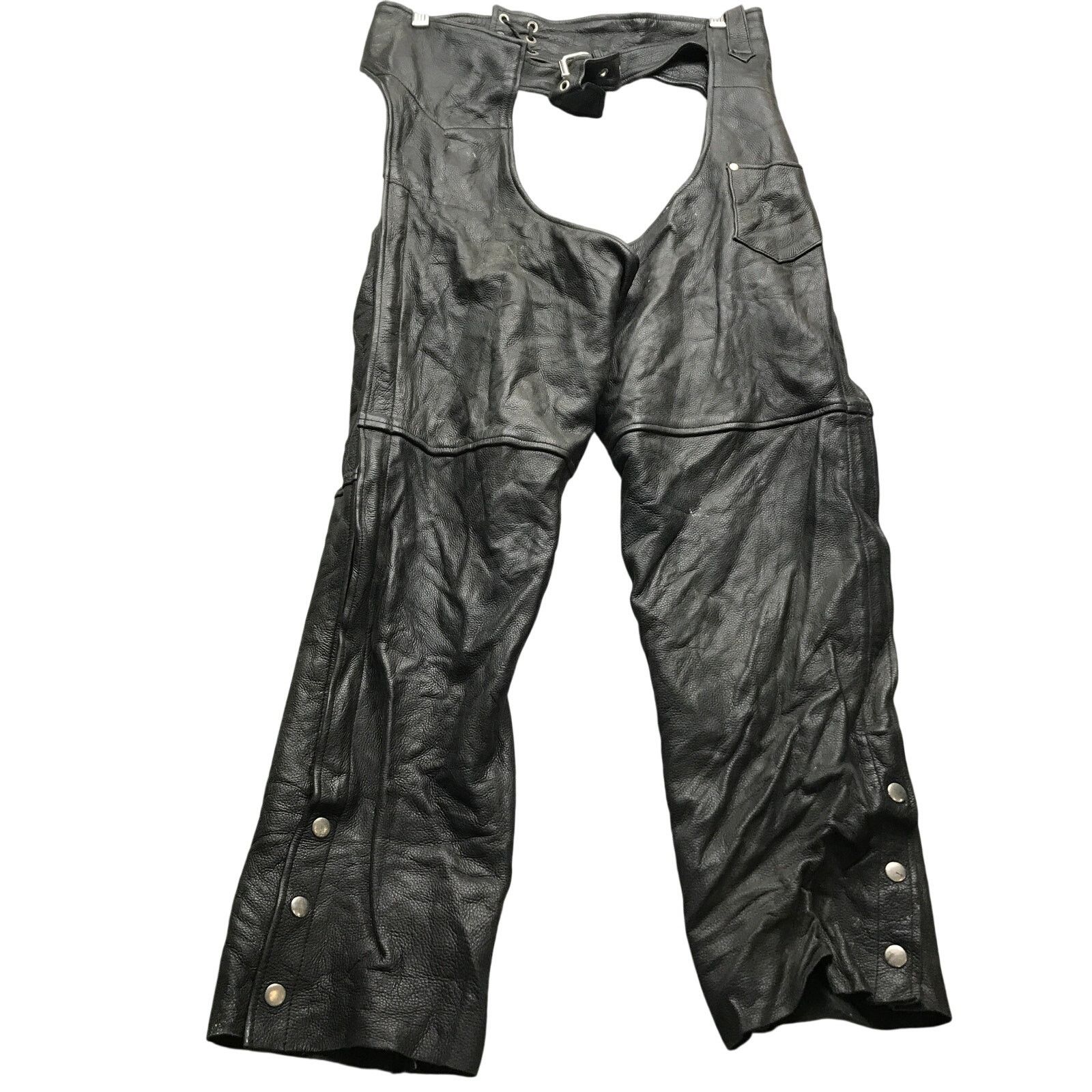 Other Himalaya Motor Bikewear Black Leather Pants Mens M Black Size US 38 / EU 54 - 8 Thumbnail
