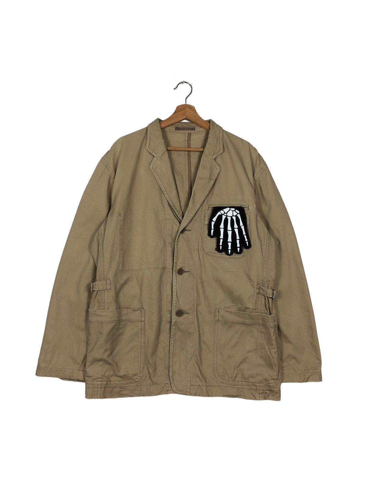 Japanese Brand 🔥CHORE WORK JACKET CROCODILE ISSEY MIYAKE DESIGN Size US L / EU 52-54 / 3 - 1 Thumbnail