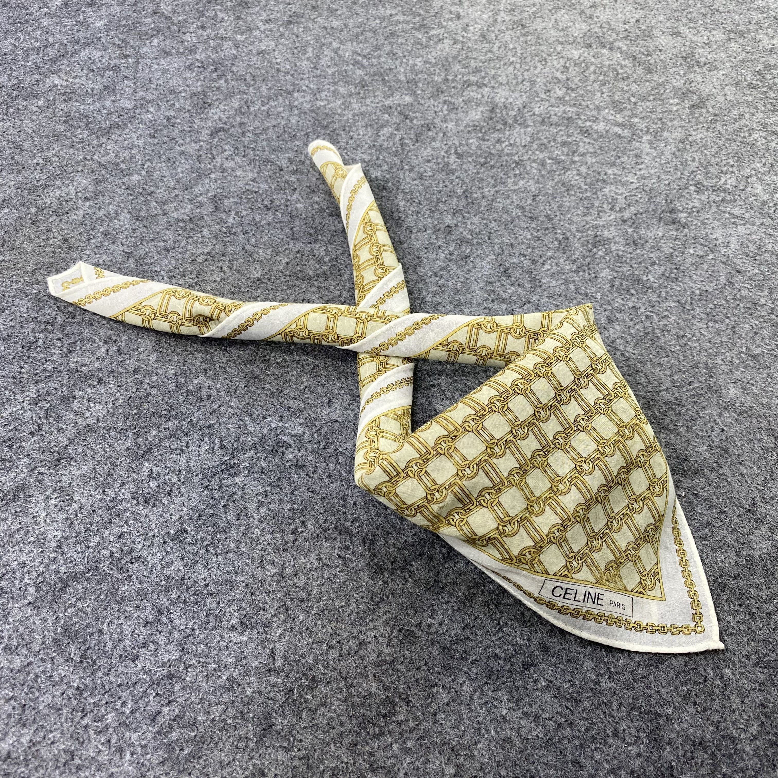Celine Celine Handkerchief Neckerchief Bandana-B1762 Size ONE SIZE - 1 Thumbnail