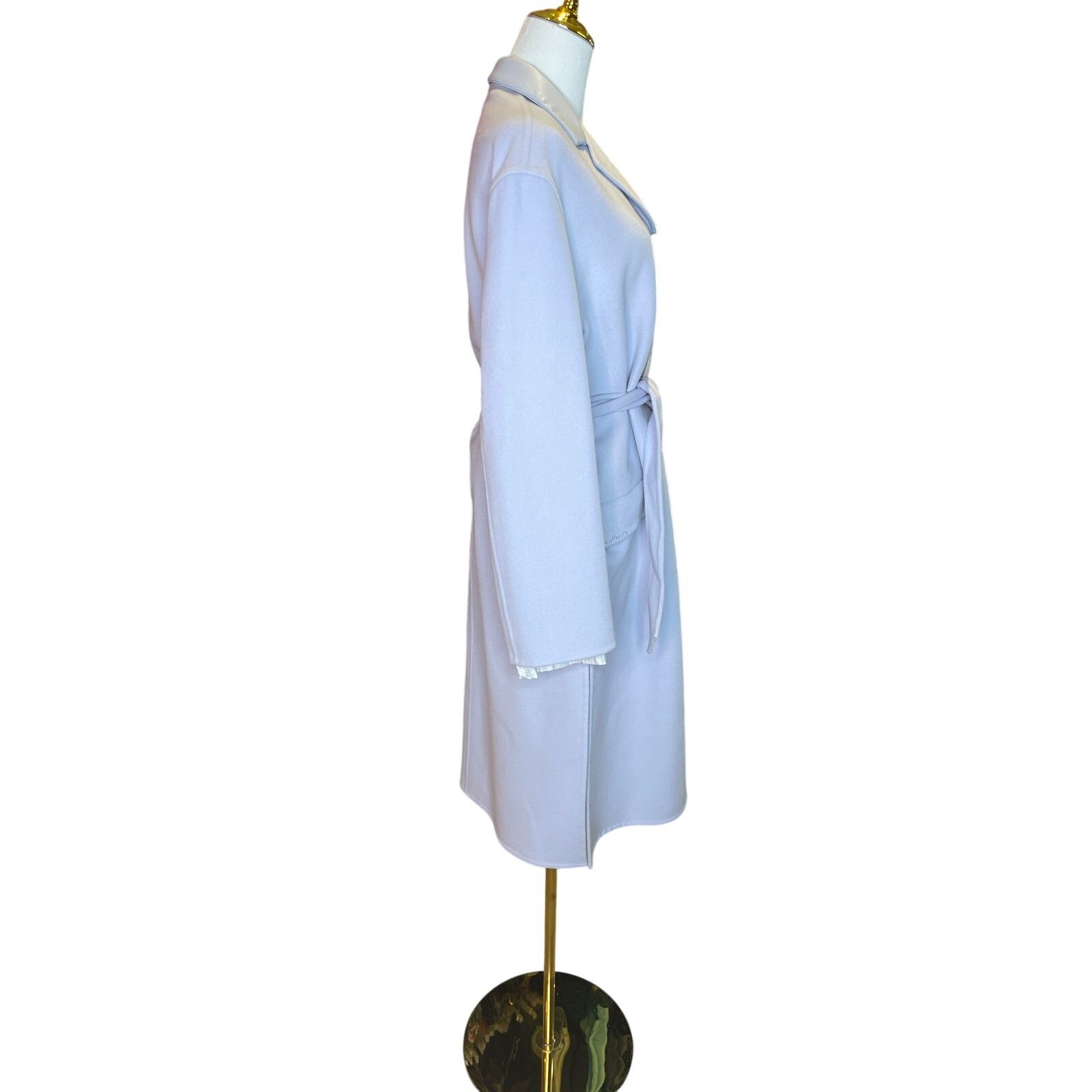 Marni Marni Lilac Wool Cashmere Belted Coat –Size 40 NWT Size M / US 6-8 / IT 42-44 - 5 Thumbnail