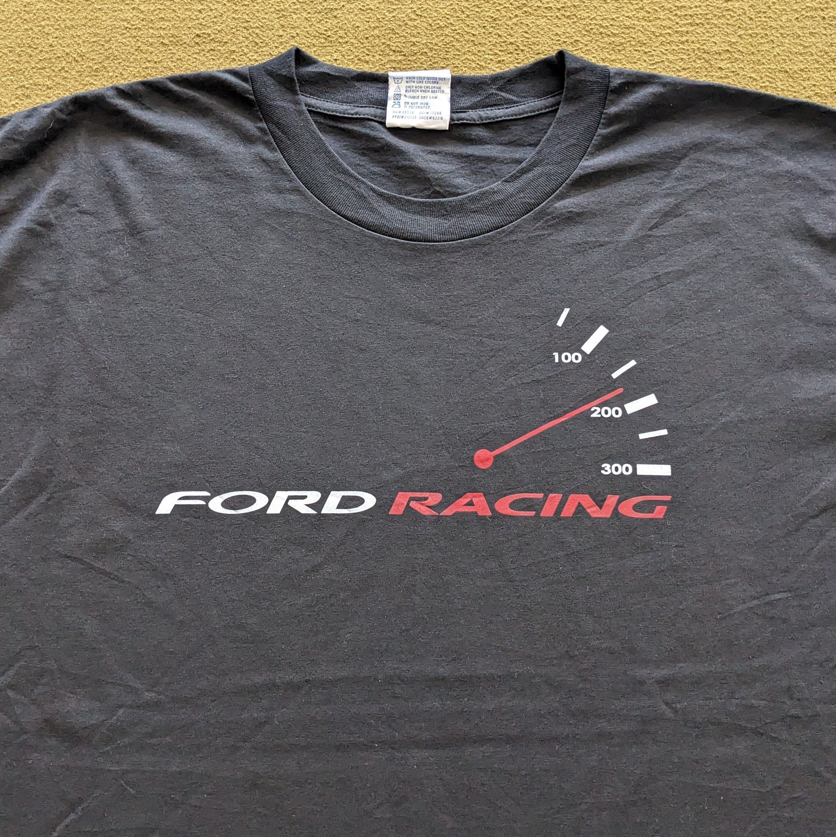 Vintage Vintage FORD Racing Motorsports T-shirt Size US XXL / EU 58 / 5 - 2 Thumbnail