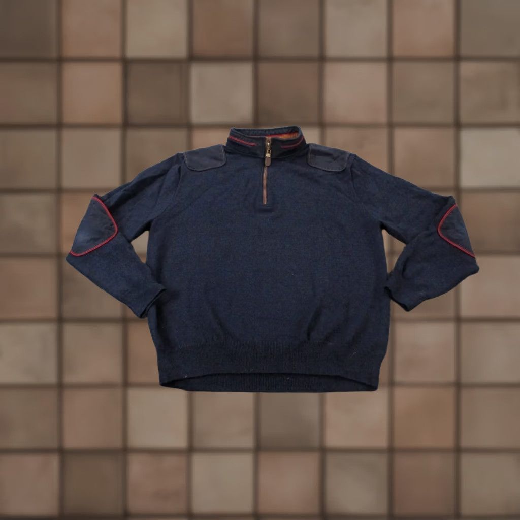 Orvis Orvis Sweater Men M Blue Wool Pullover Outdoor Golf Hiking Camping Elbow Patch Size US M / EU 48-50 / 2 - 1 Thumbnail