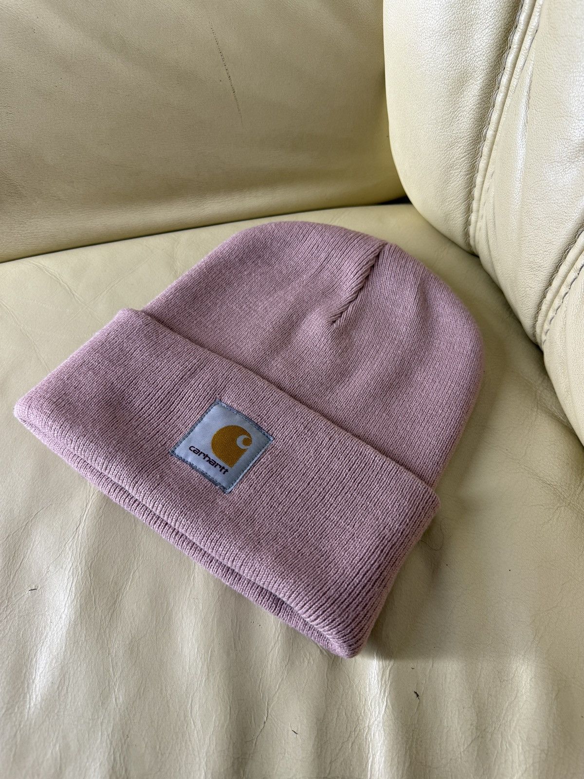 Carhartt Wip Carhartt WIP Pink Beanie Hat Size ONE SIZE - 1 Thumbnail