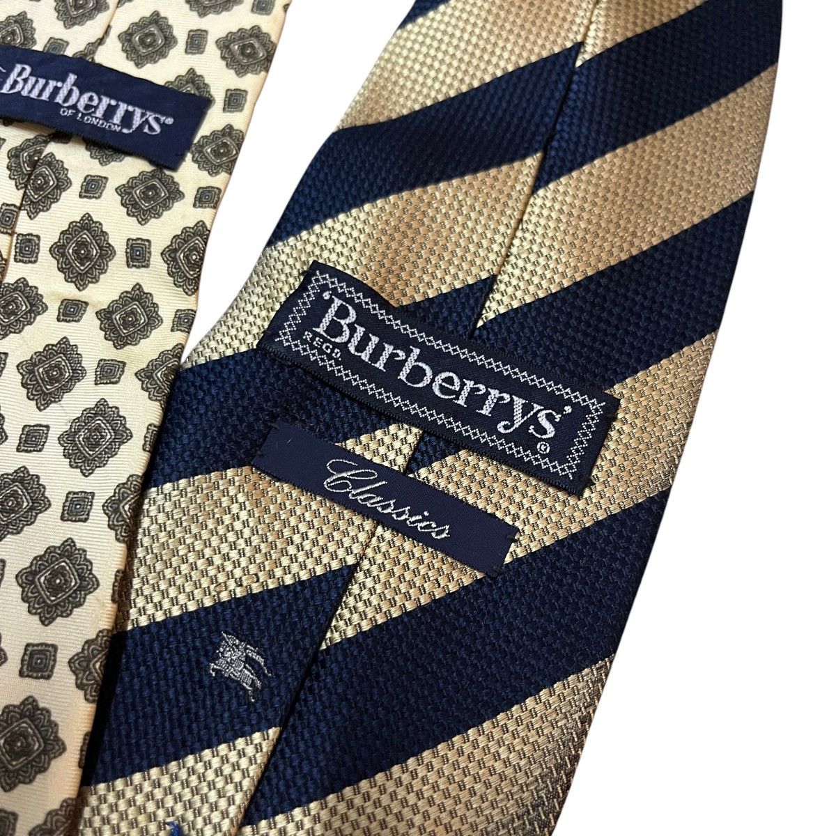 Burberry × Designer Burberry Italian Silk Tie Lot of 3 Size ONE SIZE - 4 Thumbnail
