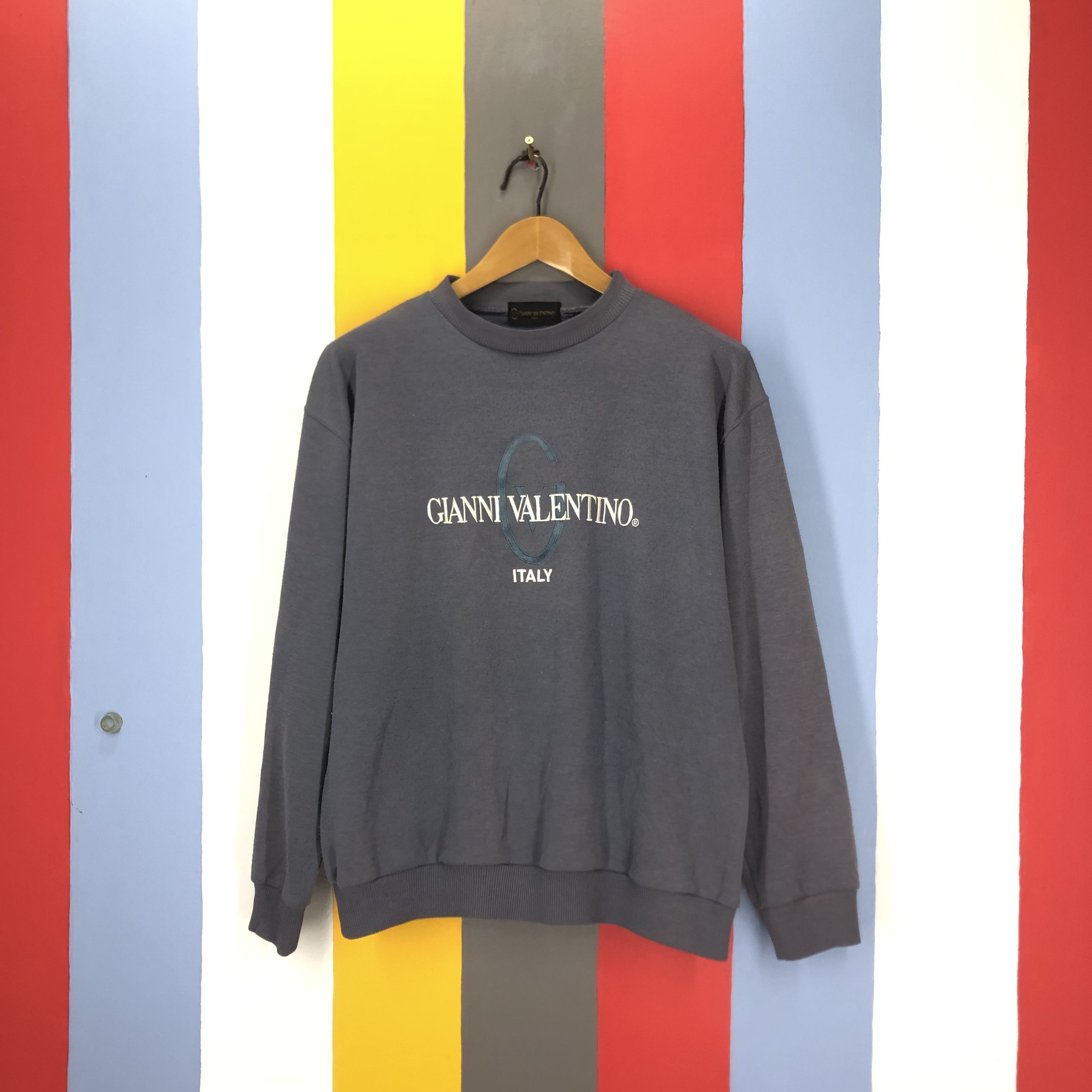 Gianni Valentino Thrashed GIANNI VALENTINO Crew Neck Sweatshirt #1623/02 Size US L / EU 52-54 / 3 - 1 Thumbnail