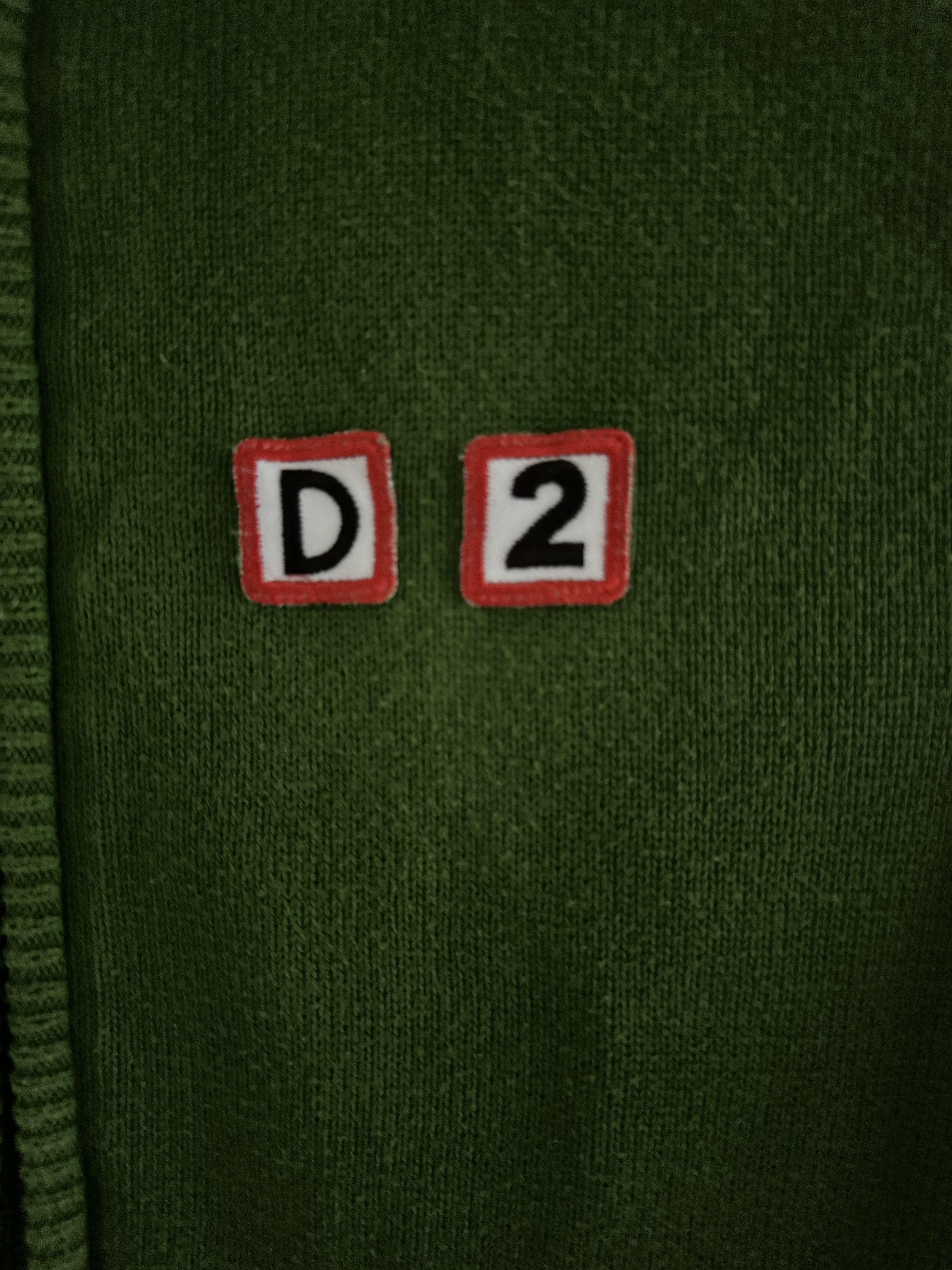 Dsquared2 Brotherhood Graphic Zip Knit Vest Size US M / EU 48-50 / 2 - 5 Thumbnail