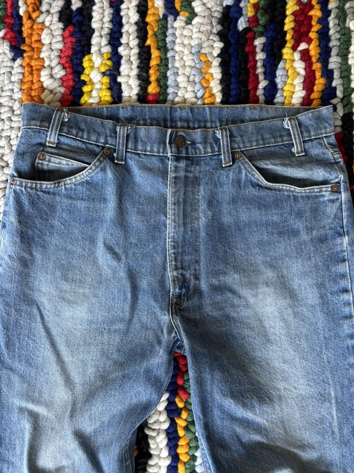 Levi's Vintage Clothing Vintage Levis Flared Orange Tab Denim Size US 36 / EU 52 - 5 Thumbnail
