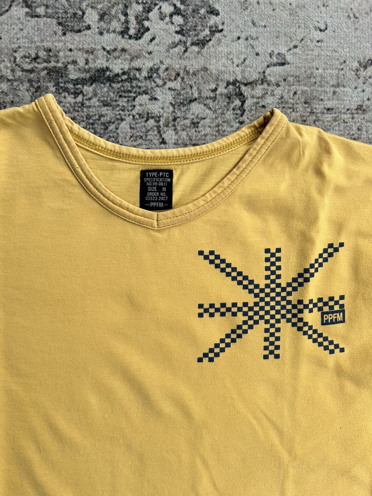 PPFM 2000s PPFM Yellow Tshirt Size US M / EU 48-50 / 2 - 3 Thumbnail