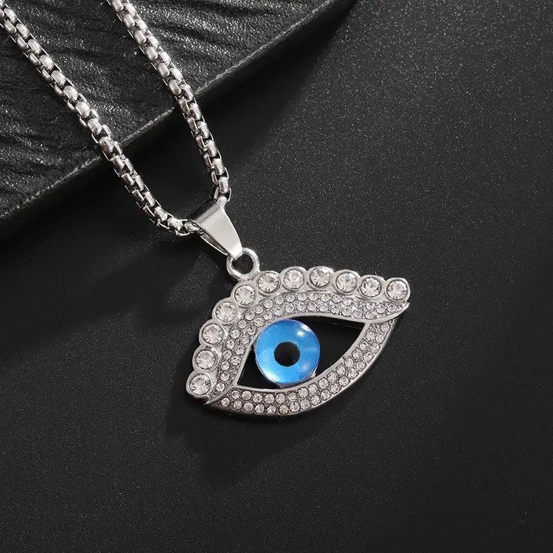Jewelry Creative Turkish Evil Eye God's Eye Necklace Size ONE SIZE - 1 Thumbnail