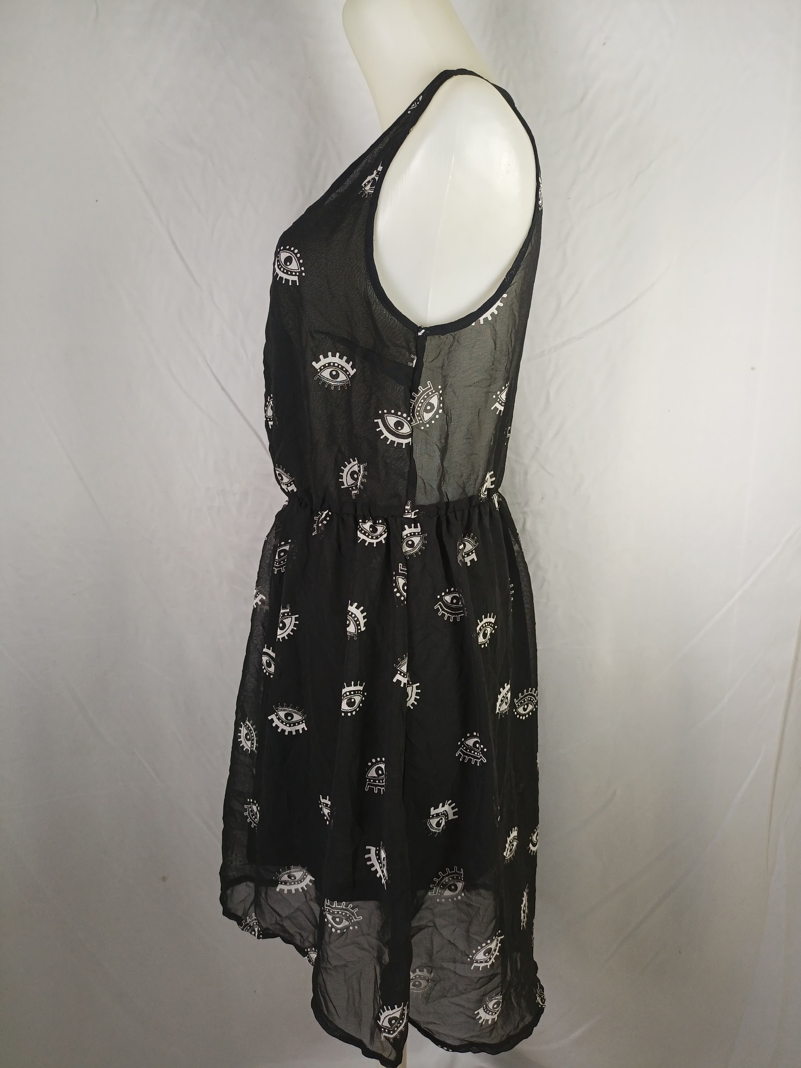 Divided × H&M × Japanese Brand H&M Divided Black All Seeing Eye Dress Sleeve less Size M / US 6-8 / IT 42-44 - 21 Thumbnail