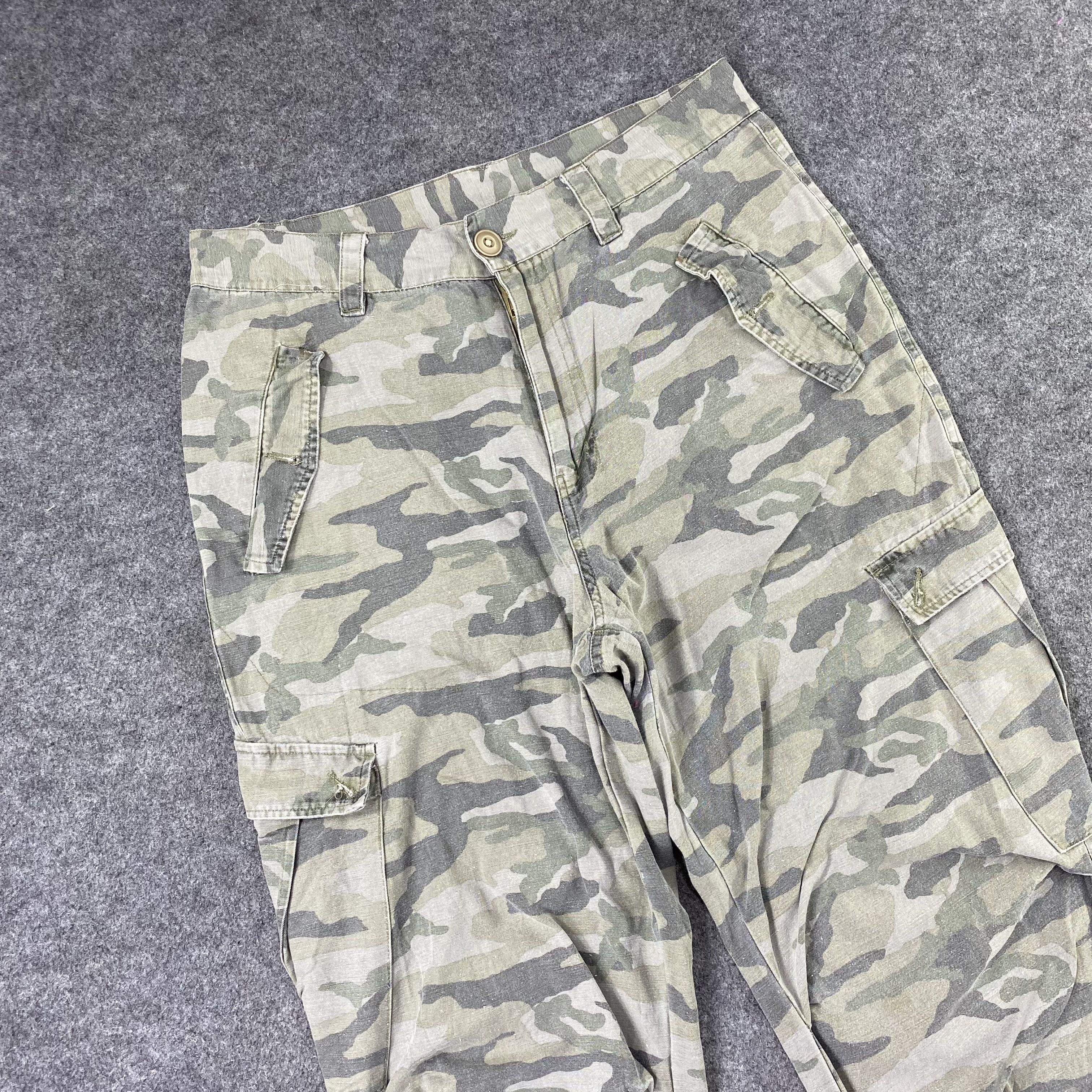 Japanese Brand × Vintage Vintage Military Camo Streetwear Cargo Pants-C016 Size US 32 / EU 48 - 5 Thumbnail