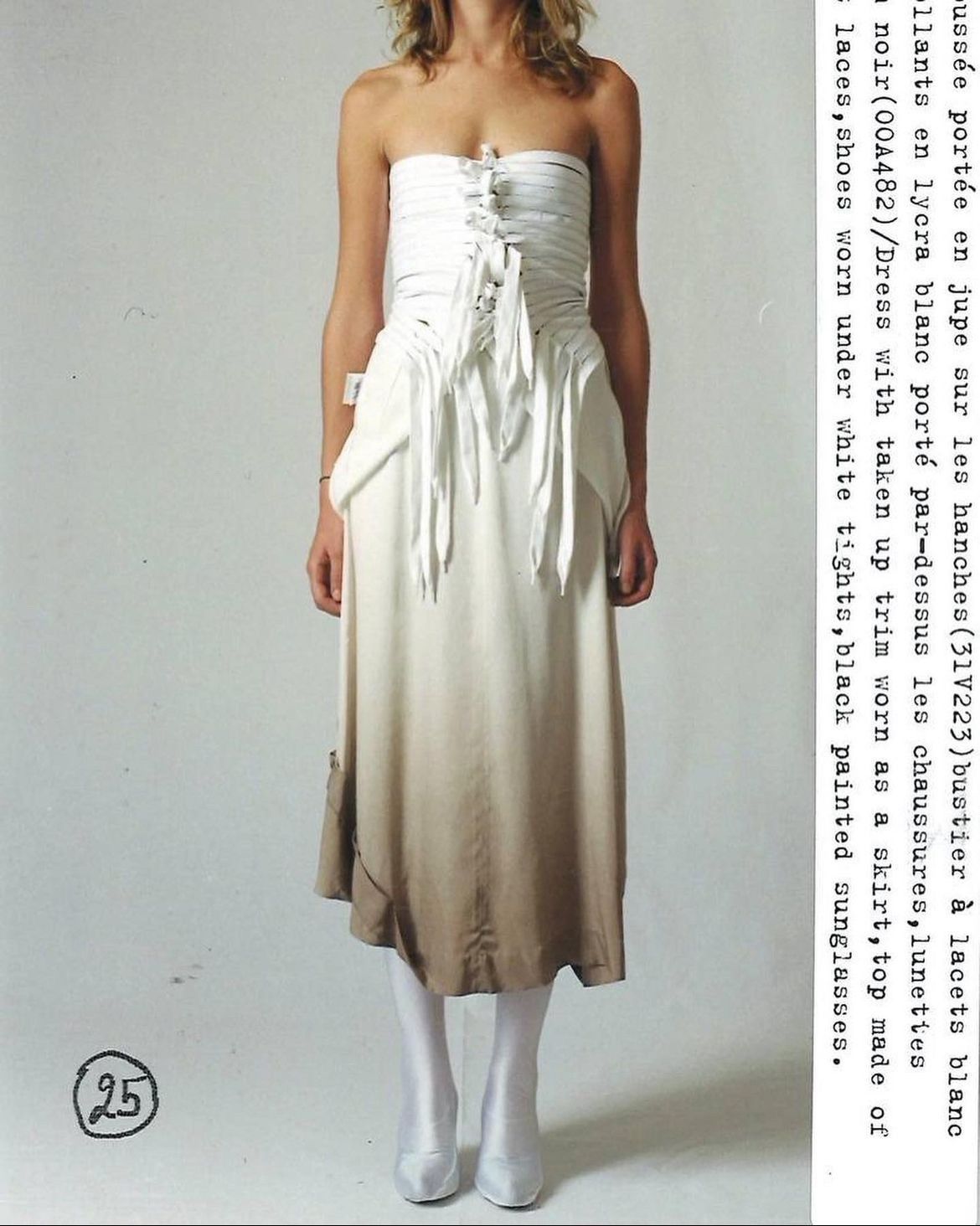 Maison Margiela SS2003 Taken-up trim Dress Size M / US 6-8 / IT 42-44 - 3 Thumbnail
