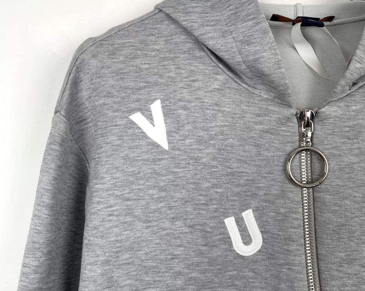Louis Vuitton Louis Vuitton LV Grey Logo Letter Cotton Zipper Jacket Size US XS / EU 42 / 0 - 3 Thumbnail
