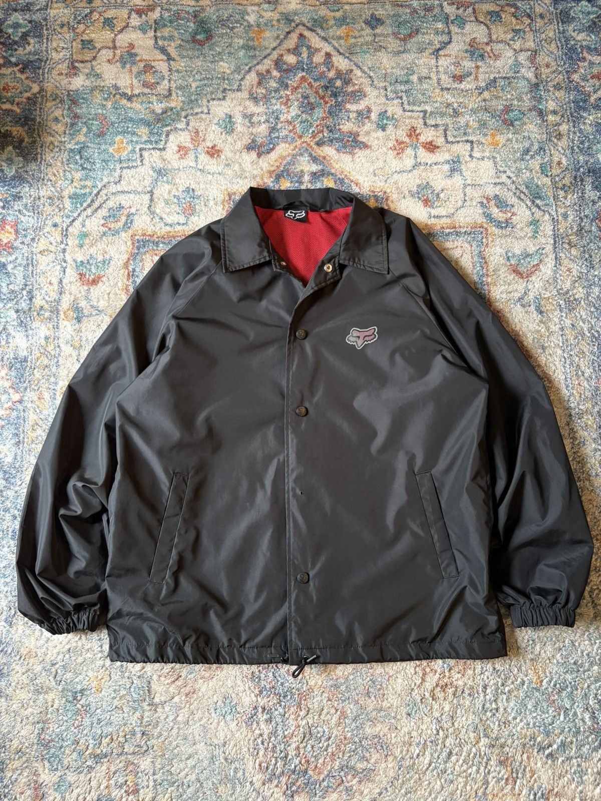 Fox Racing Vintage Fox Racing Spellout Light Jacket Large Size US L / EU 52-54 / 3 - 1 Thumbnail