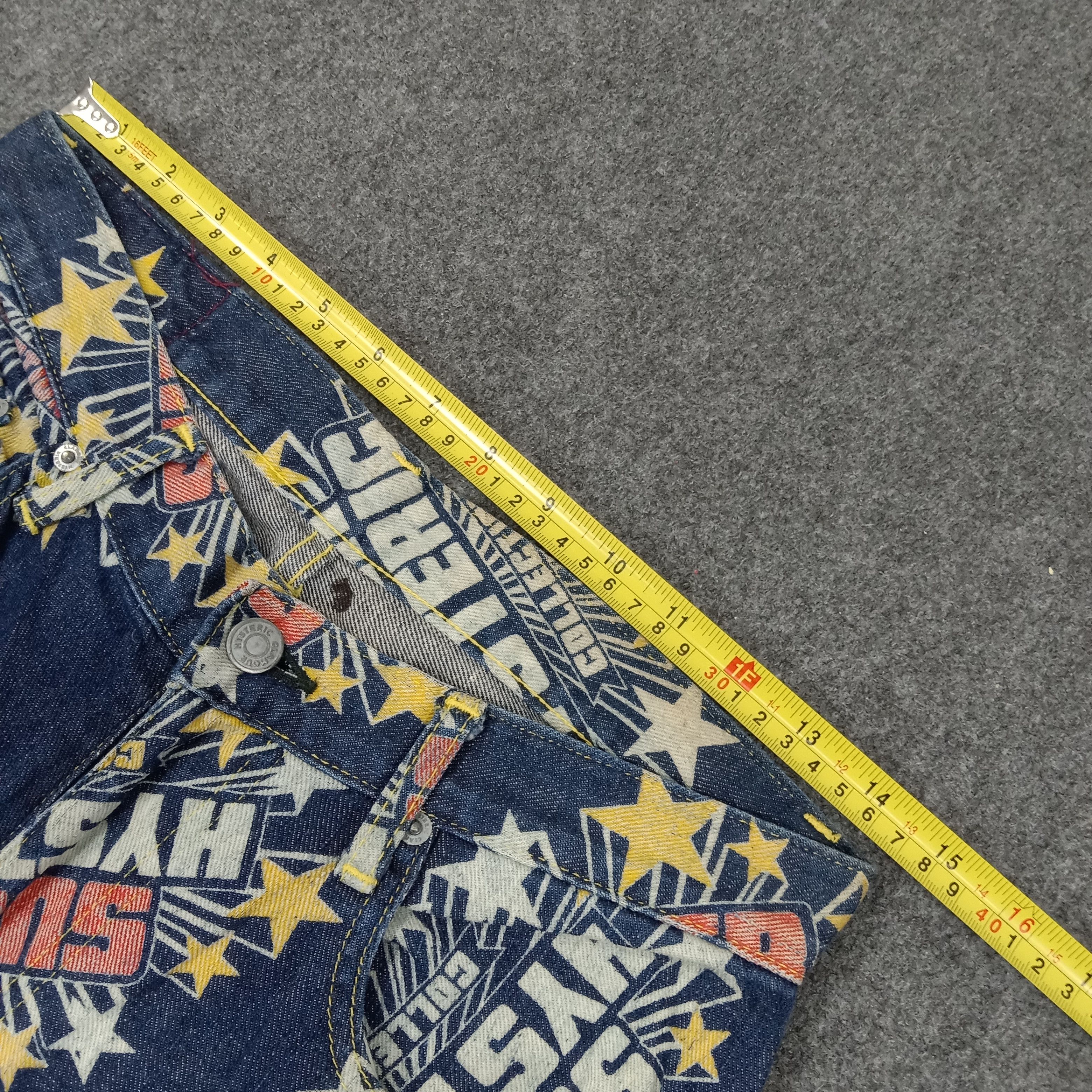 Hysteric Glamour Hysteric Glamour Japanese Art Overprint Denim Jeans C235N23 Size US 29 - 9 Thumbnail