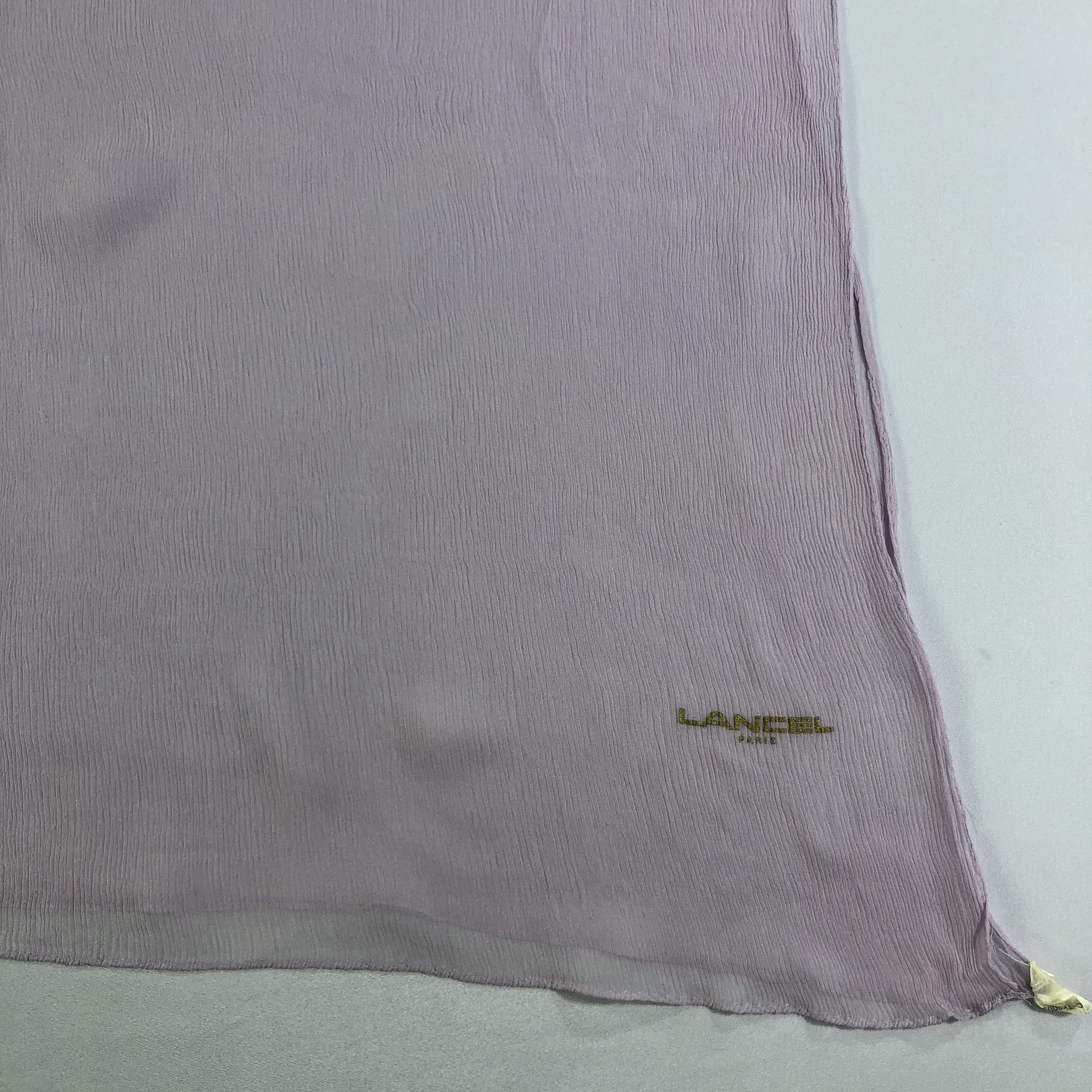 Lancel × Vintage Vintage Lancel Silk Scarf Size ONE SIZE - 5 Thumbnail