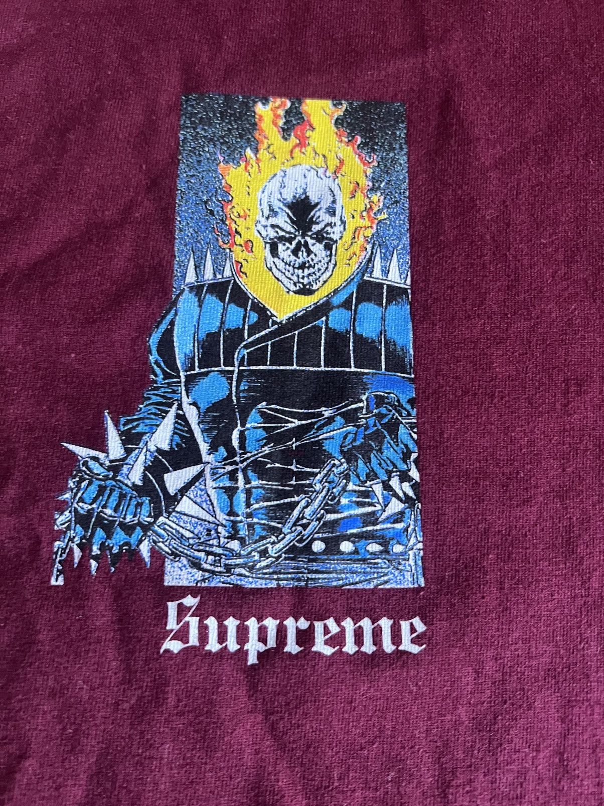 Marvel Comics × Supreme Supreme Ghost Rider Tee Size US L / EU 52-54 / 3 - 2 Thumbnail