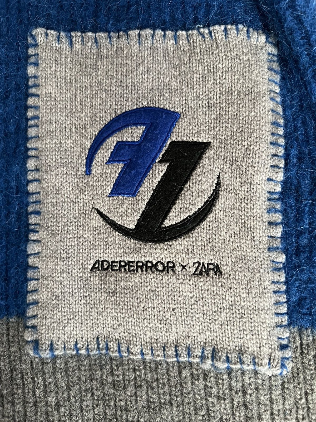 Ader Error × Zara Ader Error Zara Oversized Patchwork Knit Sweater Size US M / EU 48-50 / 2 - 4 Thumbnail
