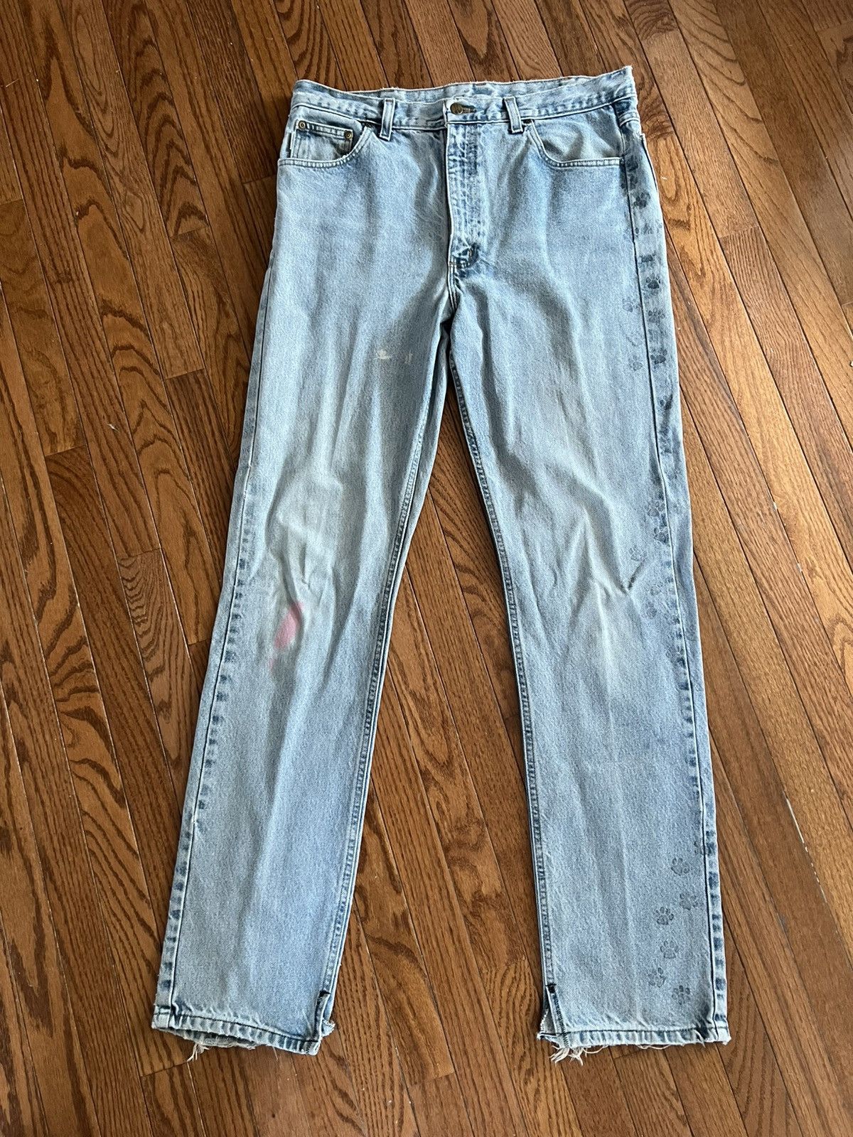 Carhartt Vintage Carhartt Light Wash Denim Customs 36x36 Stacking Size US 36 / EU 52 - 1 Thumbnail