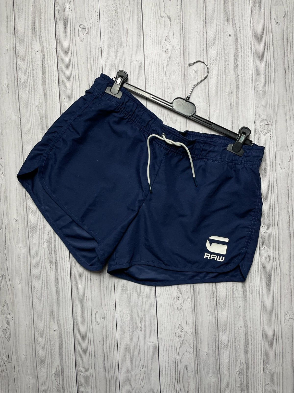G-Star × Vintage Vintage G-star Raw shorts size L navy logo Size US 34 / EU 50 - 1 Thumbnail