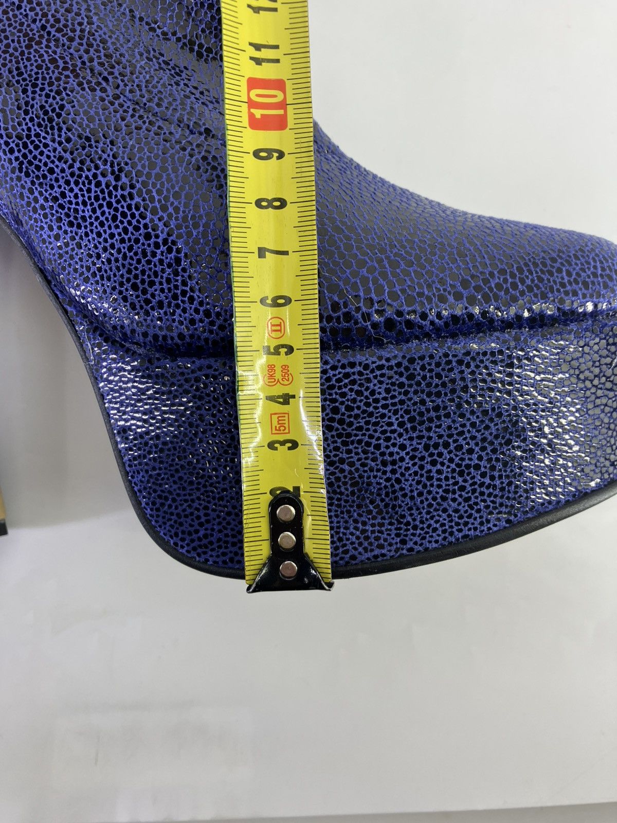 Vintage Over-the-knee lycra thigh-high boots Nathaly Martinez 00s Size US 8 / IT 38 - 12 Thumbnail
