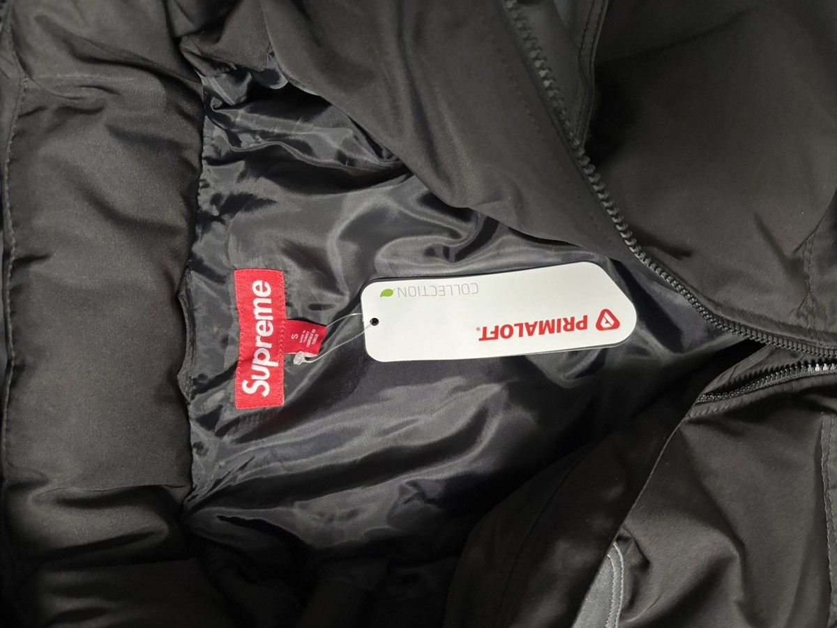 Supreme Supreme Leather Yoke Puffer Jacket Size US S / EU 44-46 / 1 - 4 Thumbnail