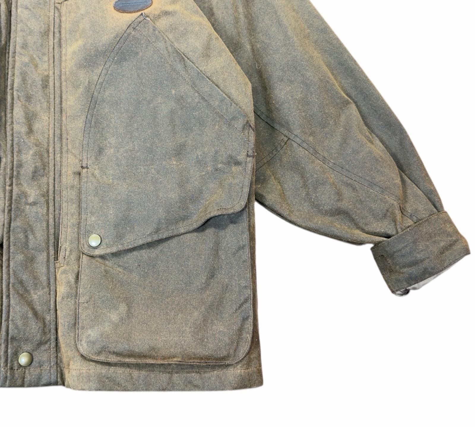 Vintage Browning Dura Wax Cotton Quilted Field Jacket Brown Large Size US L / EU 52-54 / 3 - 4 Thumbnail