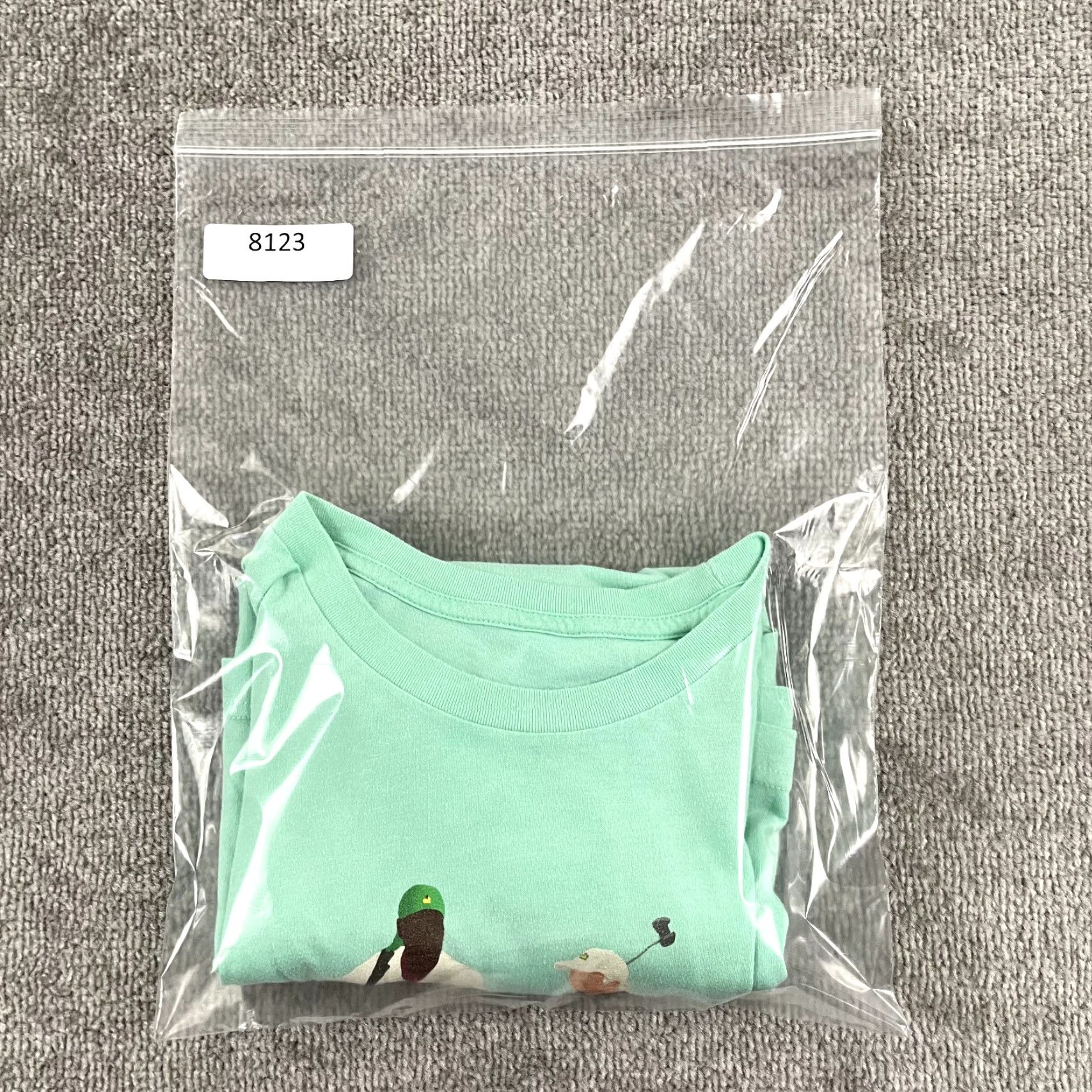 Vintage Mens Golf Shirt M Mint Green Masters Augusta Hats LEON Caddie Graphic Tee Shirt Green Mens Mid | 2010-2019 | Cotton Blend | Regular Fit Size US M / EU 48-50 / 2 - 7 Thumbnail