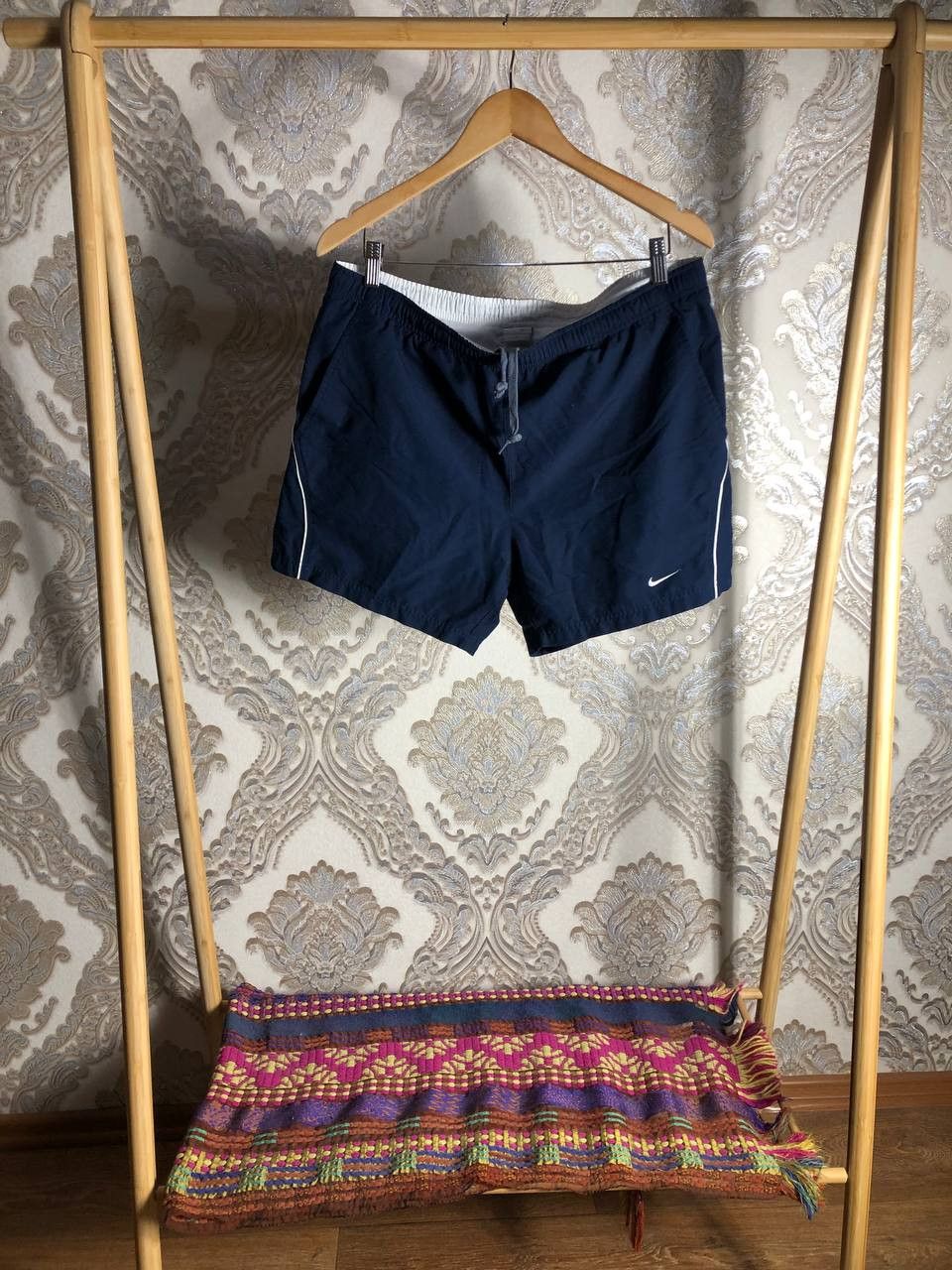 Nike Vintage Nike Retro Running Retro Shorts Drill Swoosh Y2K 90s Size US 32 / EU 48 - 1 Thumbnail