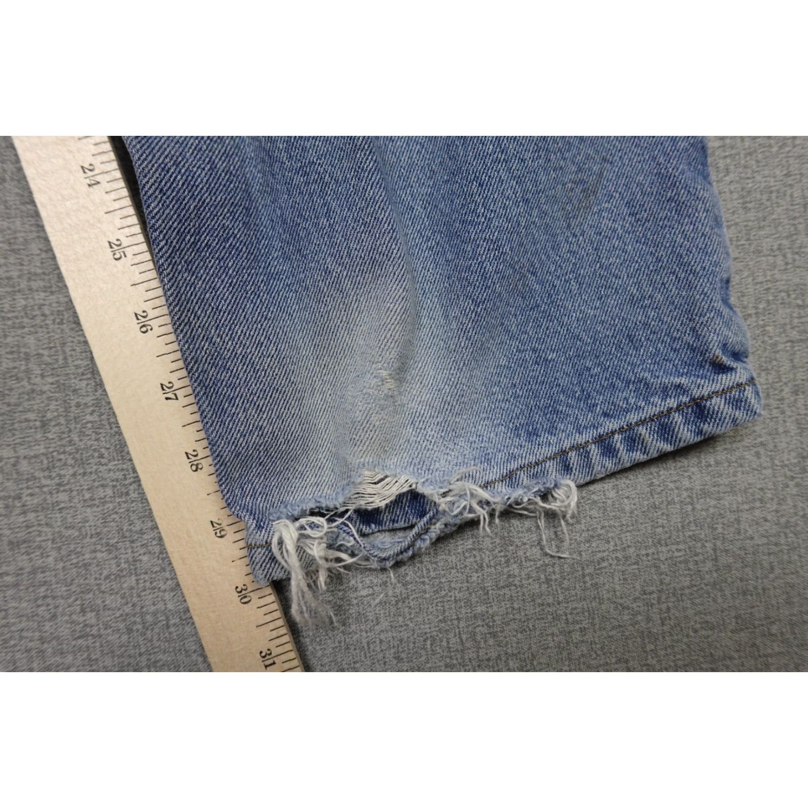 Carhartt Carhartt Jeans Mens 40x30 Blue Relaxed Fit Regular Fit Light Wash Denim Straight 5-Pocket USA B17 DST Men’s Jeans Size US 40 / EU 56 - 7 Thumbnail