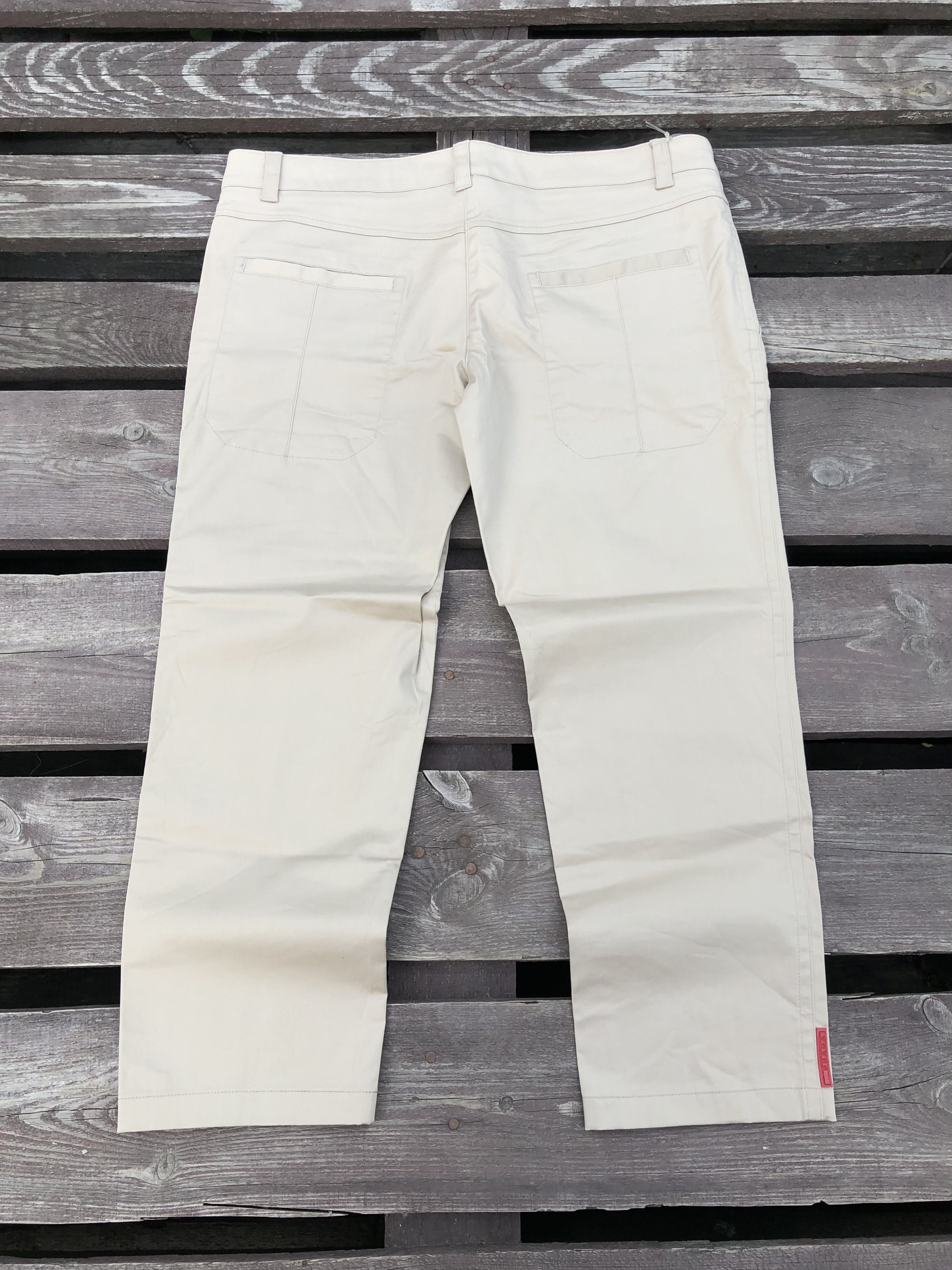Prada Vintage Prada Raso Stretch Cropped Pants Red Label Size 46 Size 32" / US 10 / IT 46 - 18 Thumbnail