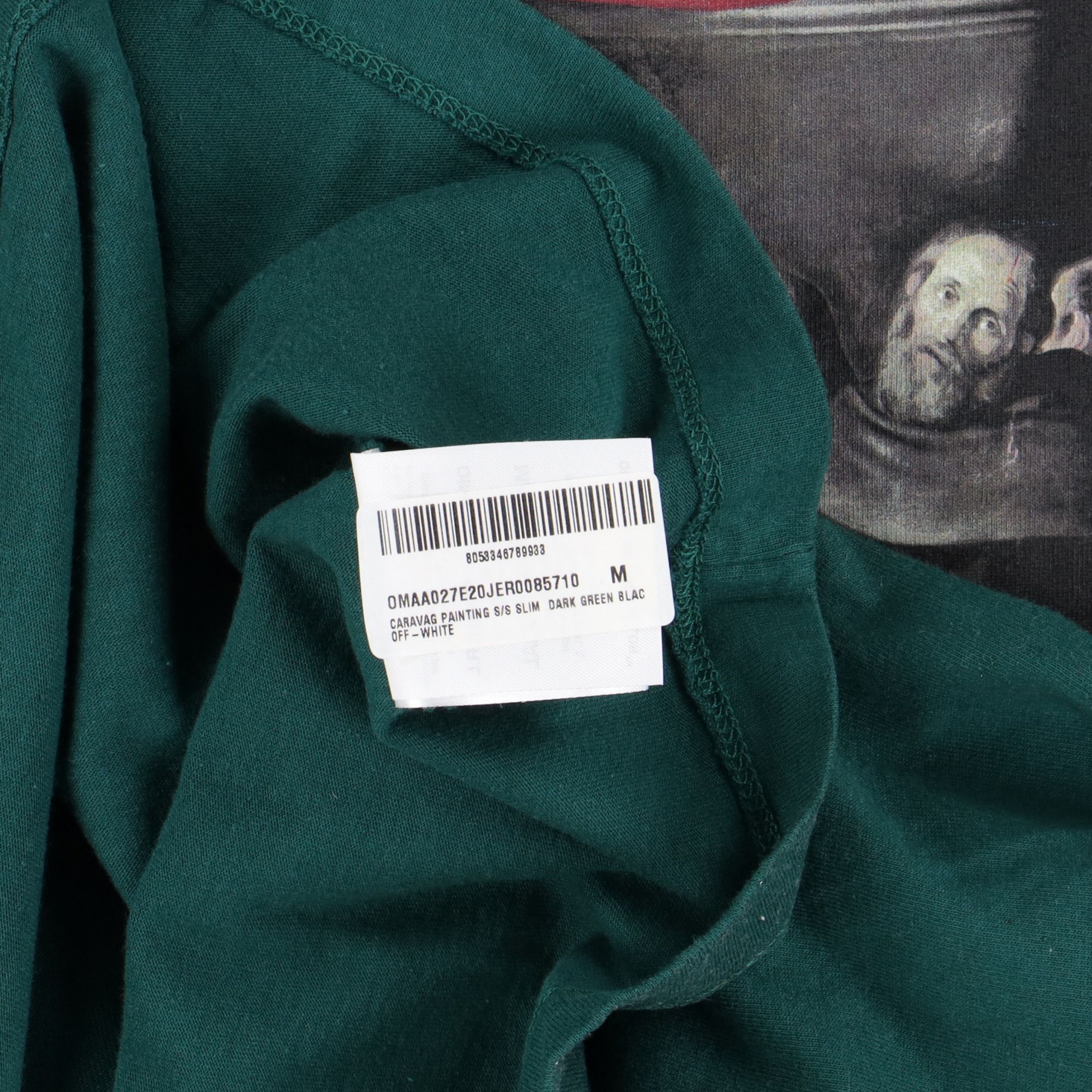Off-White Green Caravaggio Arrows T-Shirt Size US M / EU 48-50 / 2 - 7 Thumbnail