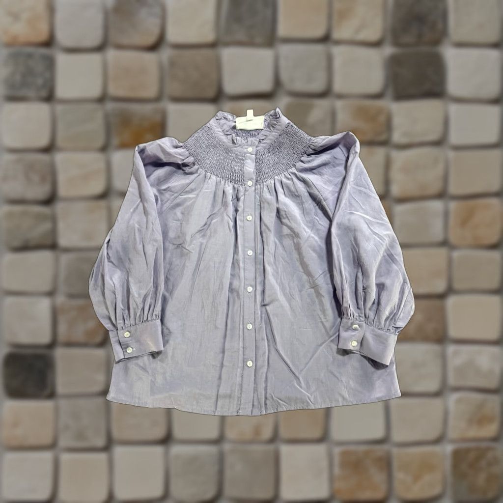 Vintage Pomander Shirt Womens Medium Purple Blouse Size M / US 6-8 / IT 42-44 - 1 Thumbnail