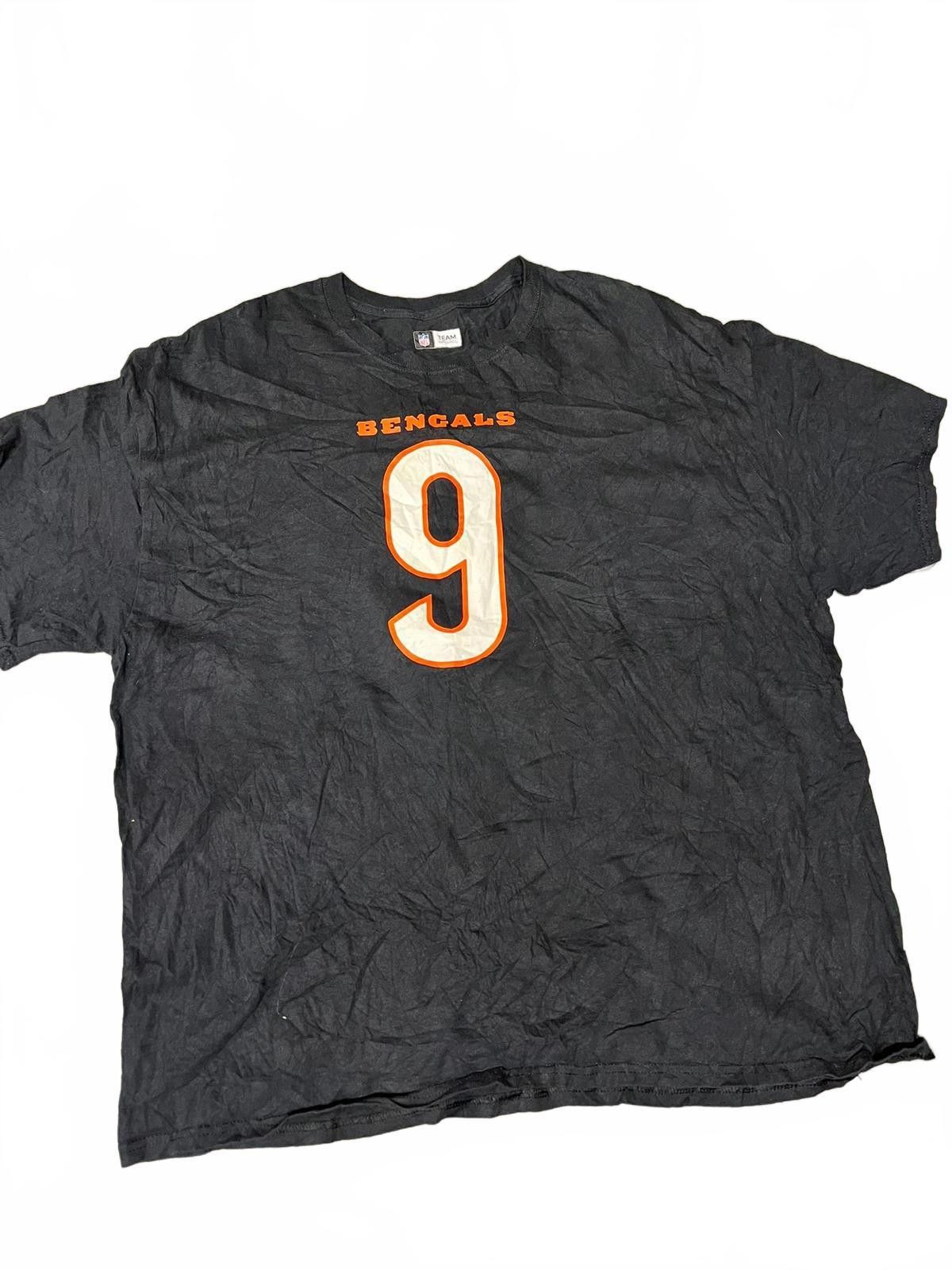 NFL Cincinnati Bengals Joe Burrow Jersey T-Shirt - Size 2XL Size US XXL / EU 58 / 5 - 1 Thumbnail
