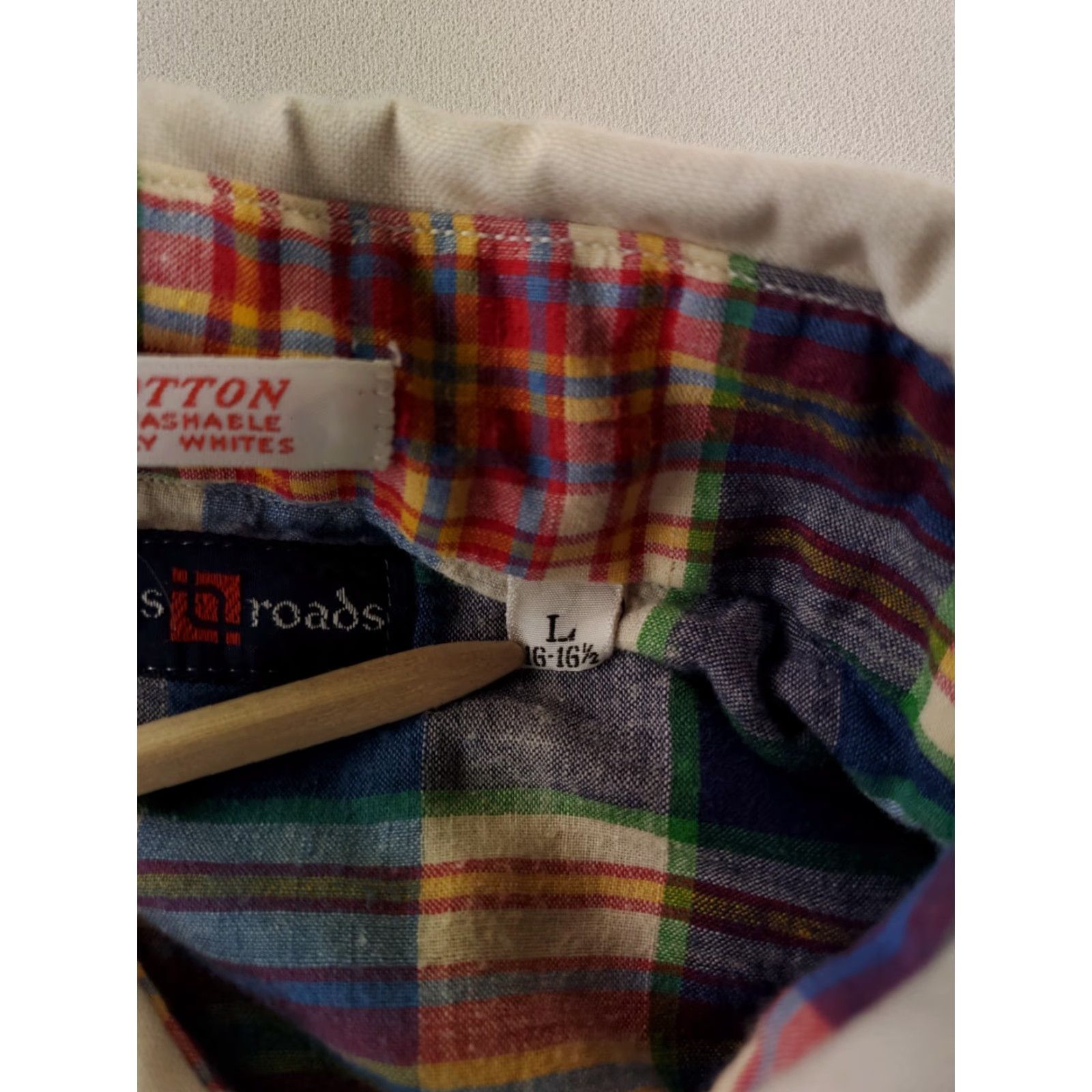 Vintage VINTAGE Cross Roads Crossroads Chambray Button Up Shirt Long Sleeve Blue L Mens Size US L / EU 52-54 / 3 - 3 Thumbnail