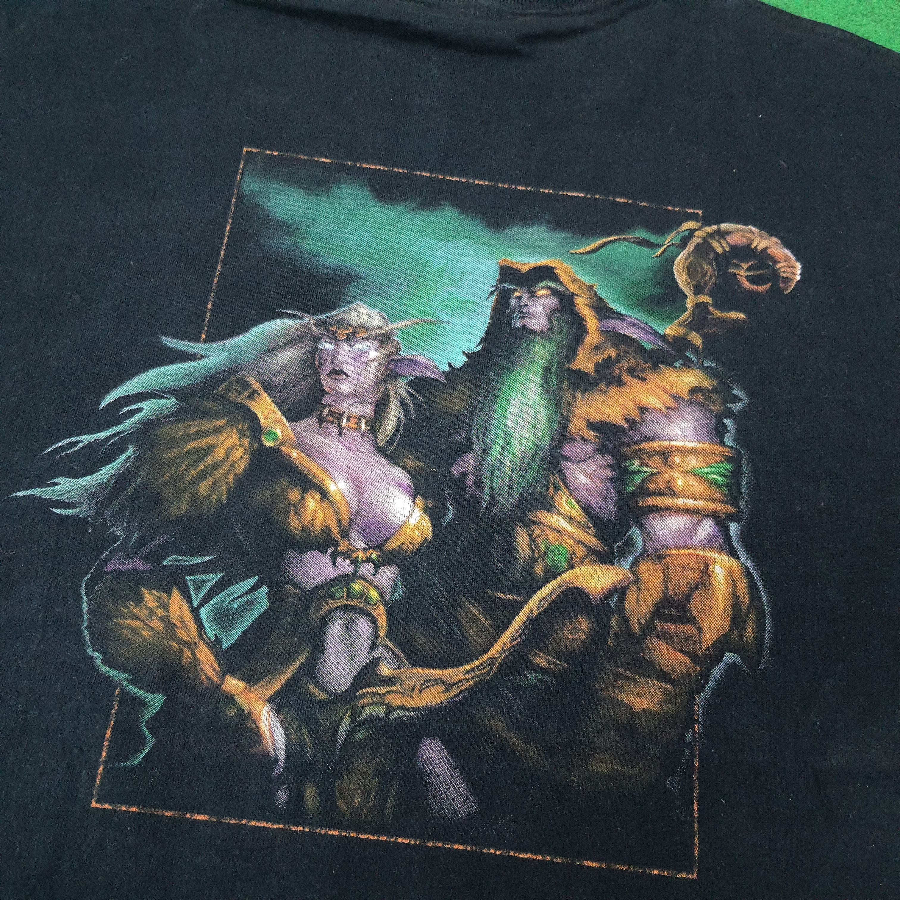 The Game Vintage Warcraft Game Tyrance & Malfurion Tshirt C267N45 Size US L / EU 52-54 / 3 - 2 Thumbnail