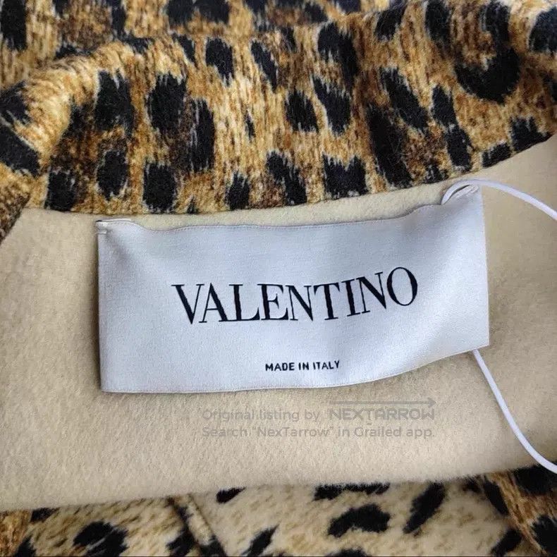 Valentino Valentino Leopard print wool coat Size XXS / US 00 / IT 34 - 7 Thumbnail