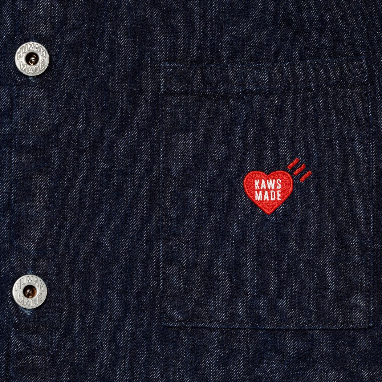 Human Made Human Made Kaws Denim Jacket Size ONE SIZE - 3 Thumbnail