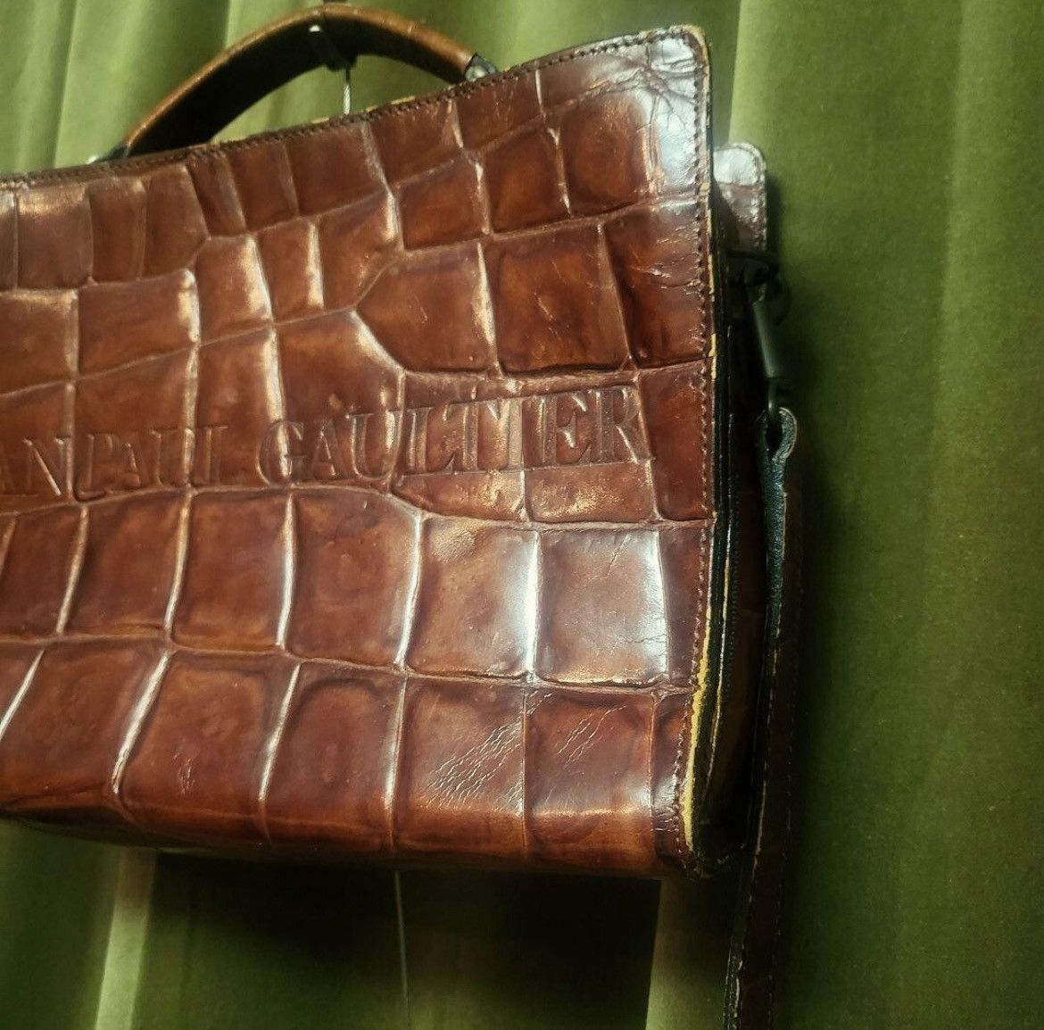 Jean Paul Gaultier Jean Paul Gaultier crocodile bag Size ONE SIZE - 3 Thumbnail