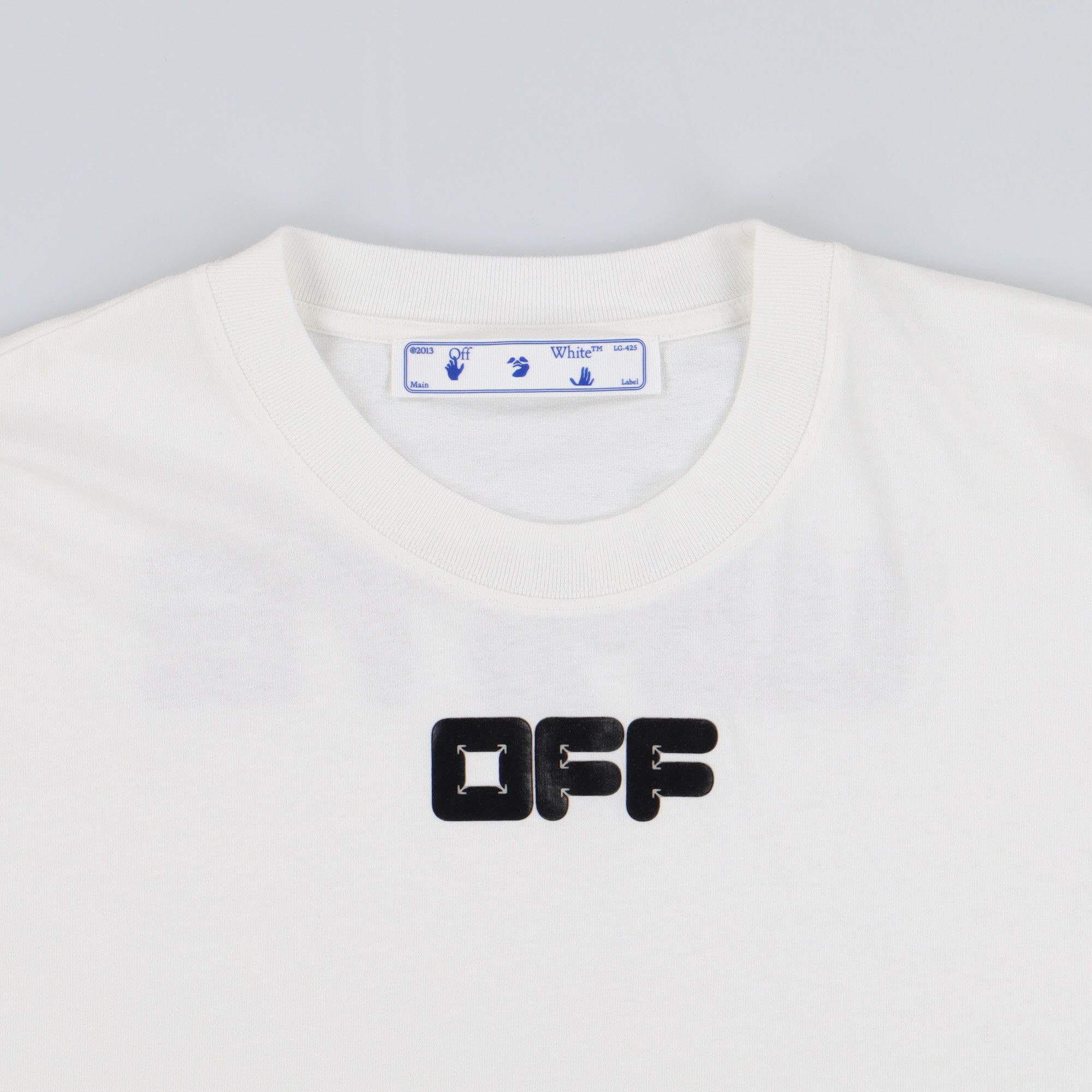 Off-White White Rubber Arrows Font Logo Oversized T-Shirt Size US XS / EU 42 / 0 - 6 Thumbnail