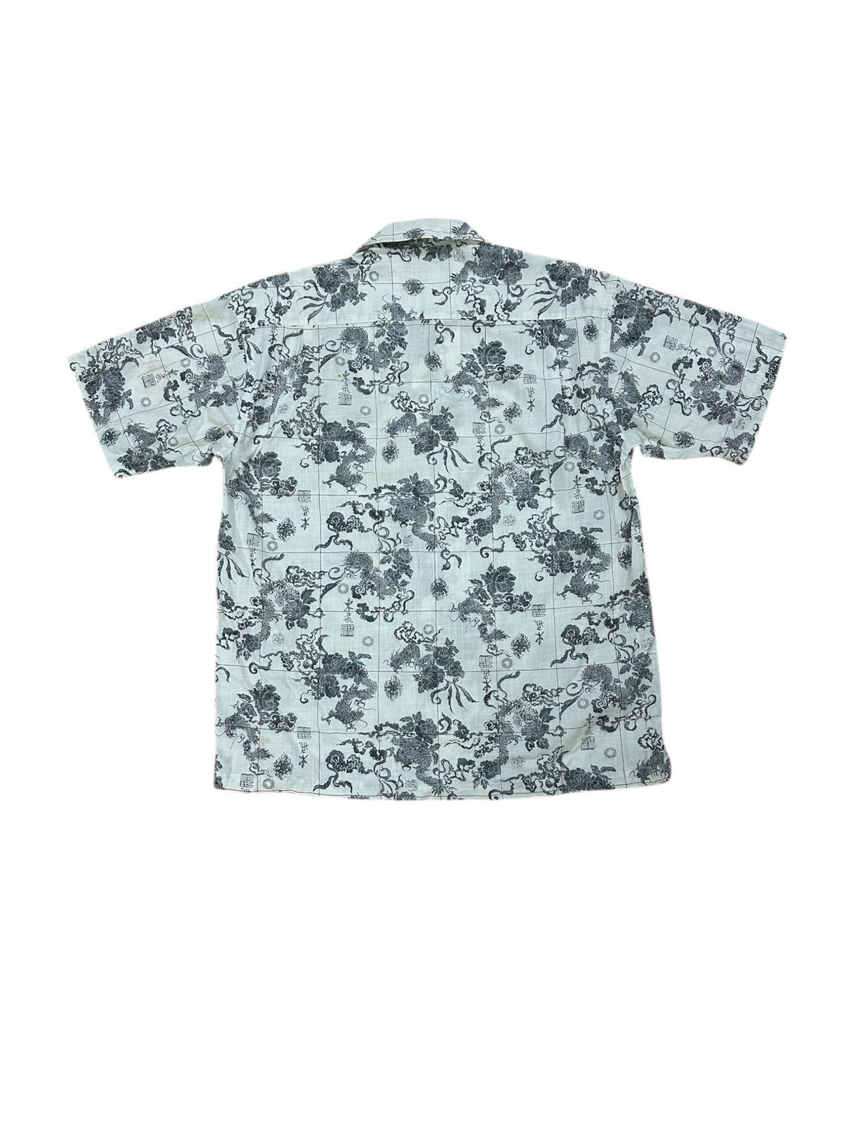 Michiko Koshino × Michiko Koshino London Rare And Beautiful Michiko London Dragon Full Print Shirt Size US M / EU 48-50 / 2 - 2 Thumbnail