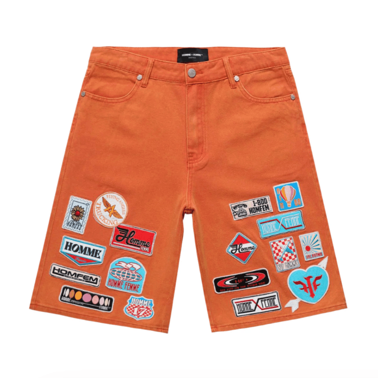 Homme + Femme La Homme Femme Road Trip Shorts Orange Size US 38 / EU 54 - 1 Thumbnail
