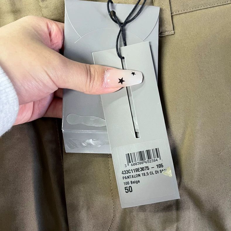 Dior Dior Khaki side stripe slim cut casual pants 2501-Nextarrow Size US 34 / EU 50 - 4 Thumbnail