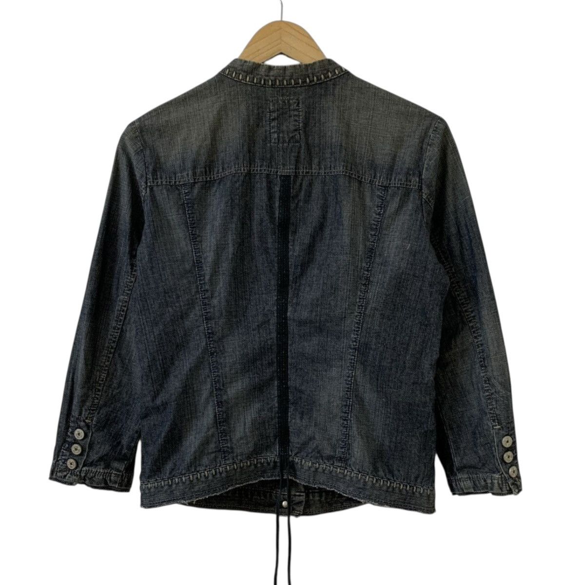 Marithe + Francois Girbaud Marithe Francois Girbaud Button Linen Jacket Size M / US 6-8 / IT 42-44 - 2 Thumbnail