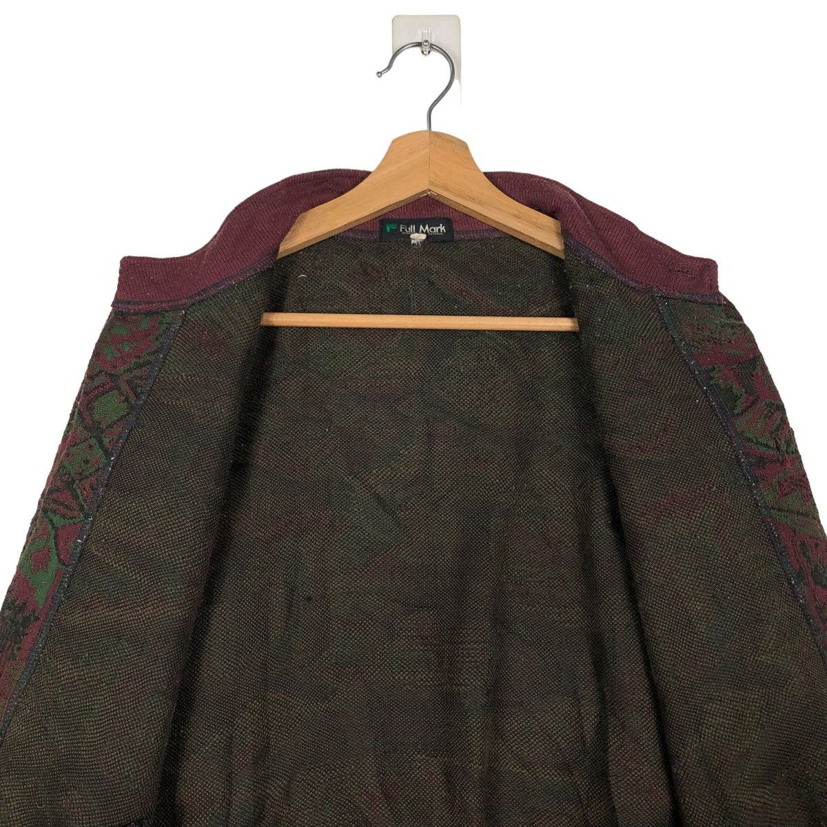 Hysteric Glamour Vintage Cardigan Button Bomber Jacket FullMark Issey Miyake Size US M / EU 48-50 / 2 - 14 Thumbnail