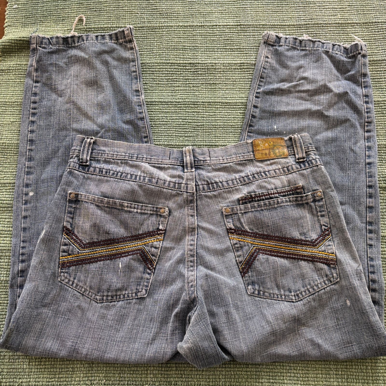 Vintage Vintage Y2K Baggy Faded eXa Jeans Sz 40x34 Size 40" / US 18 - 5 Thumbnail