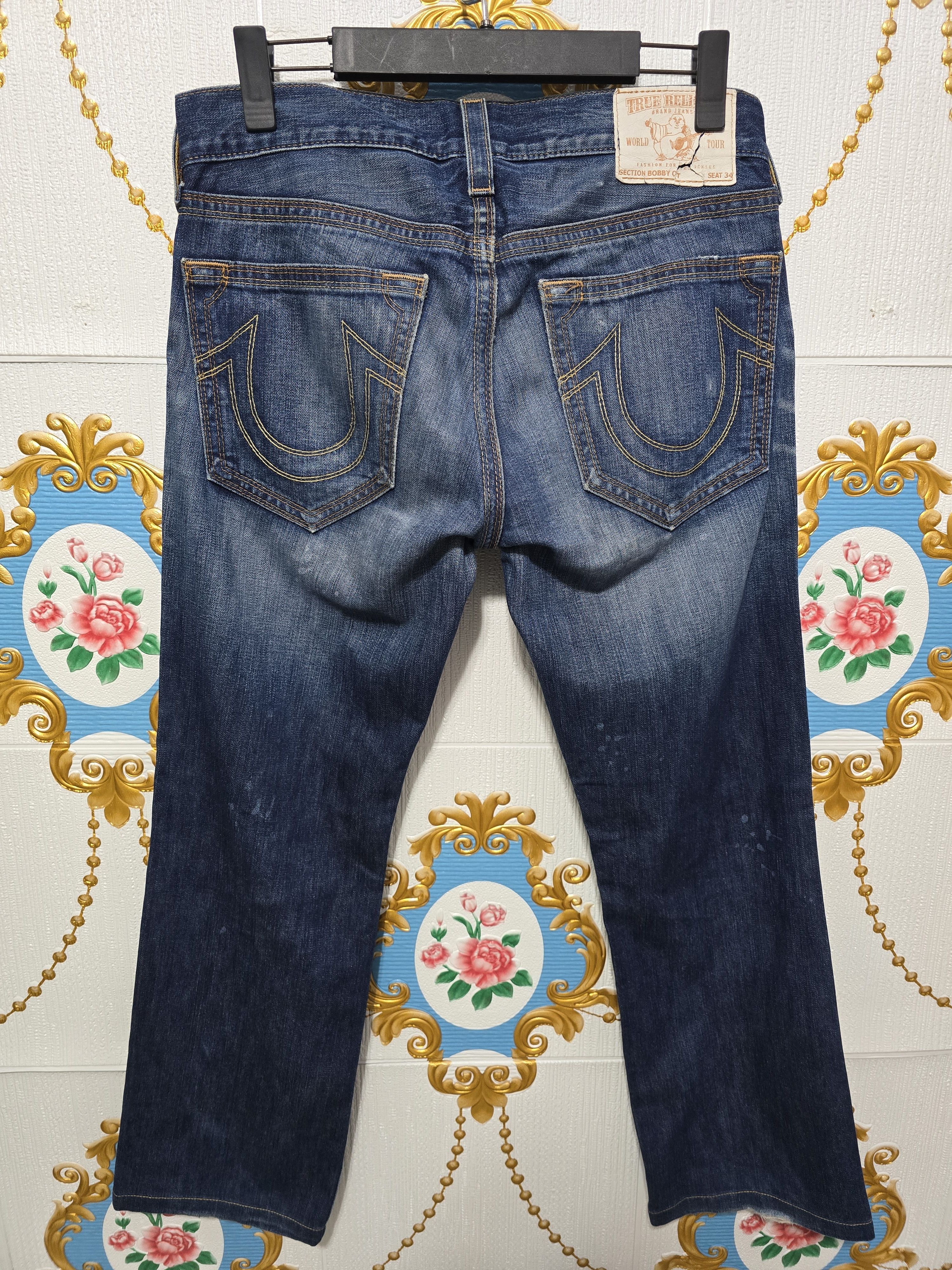 True Religion TRUE True Religion VINTAGE ,Bobby QT jeans w33 made in USA Size US 33 - 10 Thumbnail
