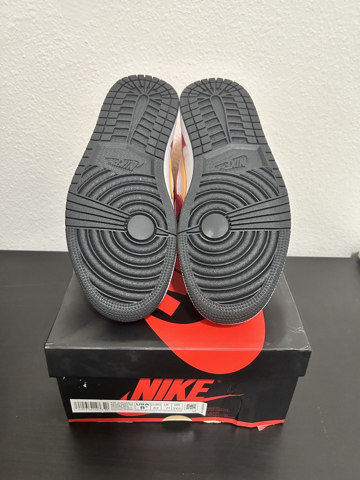 Jordan Brand Jordan 1 High Light Fusion Red Size US 8.5 / EU 41-42 - 7 Thumbnail