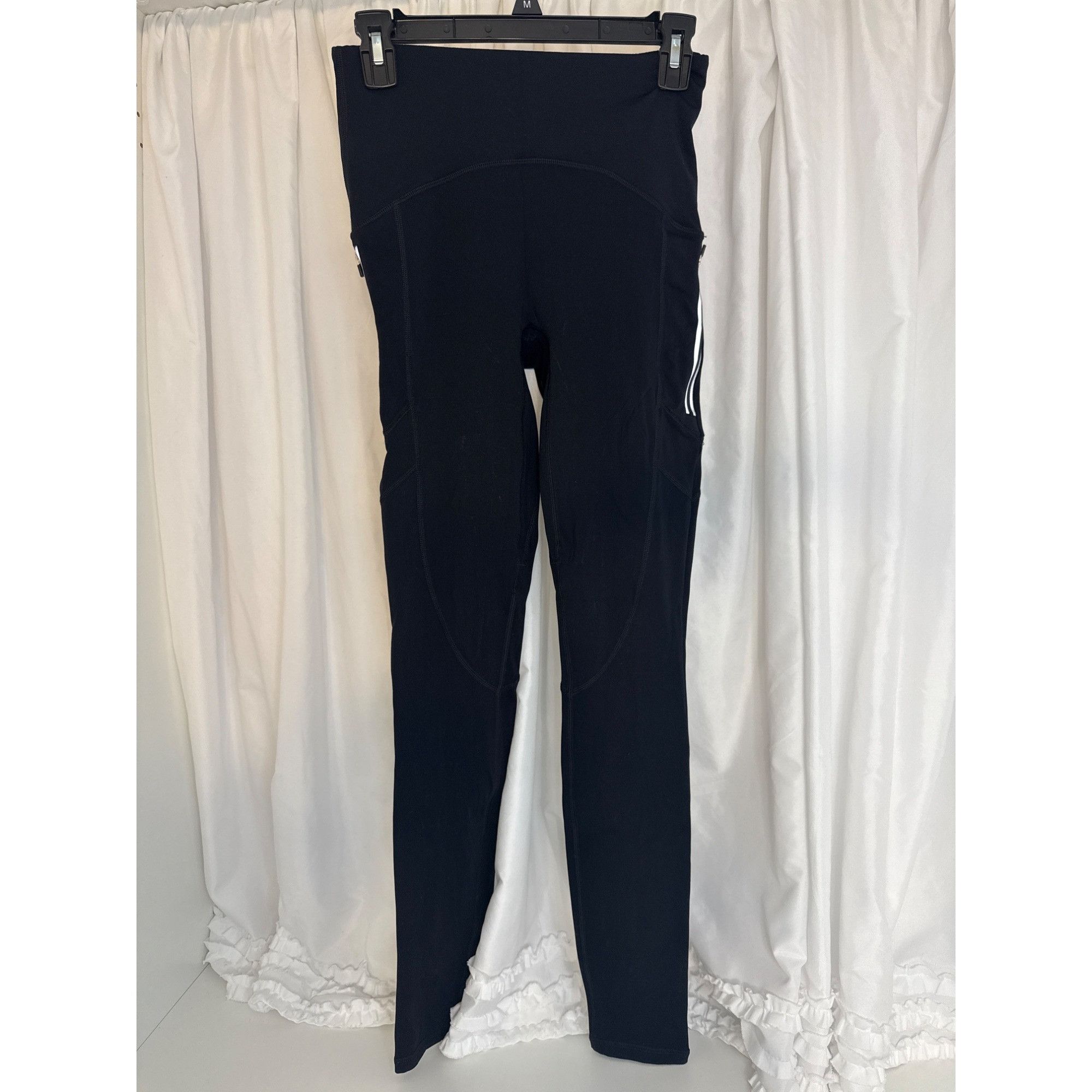 Fabletics Fabletics Motion365 Womens Black High-Waisted Leggings With Size 26" / US 2 / IT 38 - 2 Thumbnail